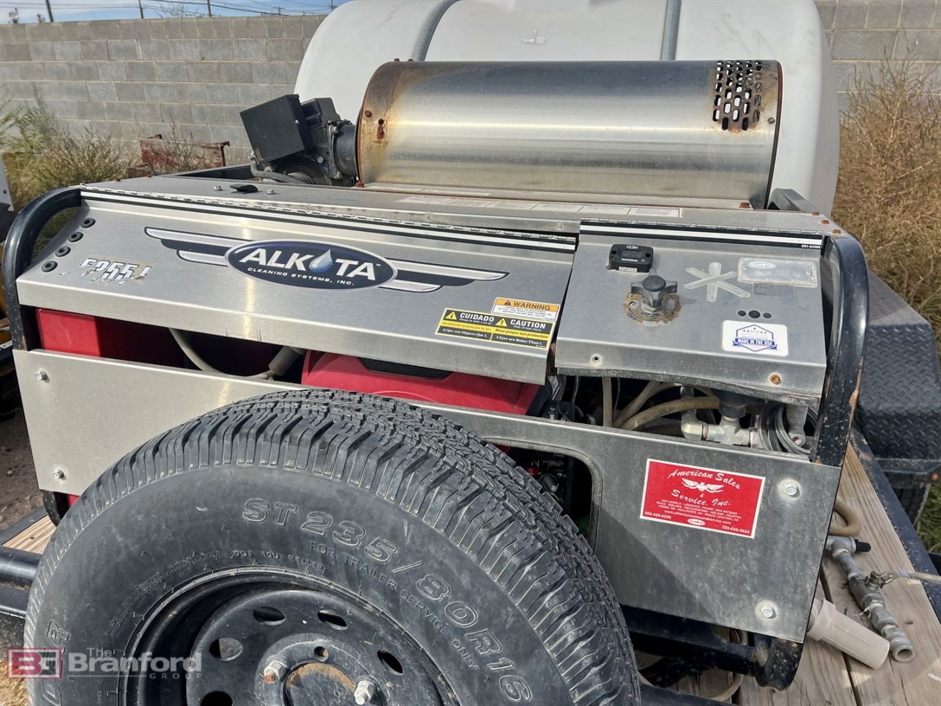 2018 Alkota 5355J 3500 portable pressure washer on trailer - Image 7 of 7