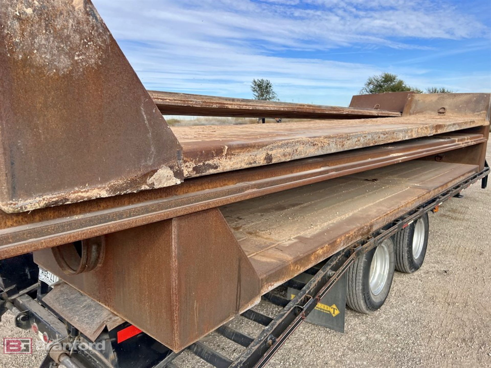 Lot of (3) steel water crossing plates - Image 3 of 6