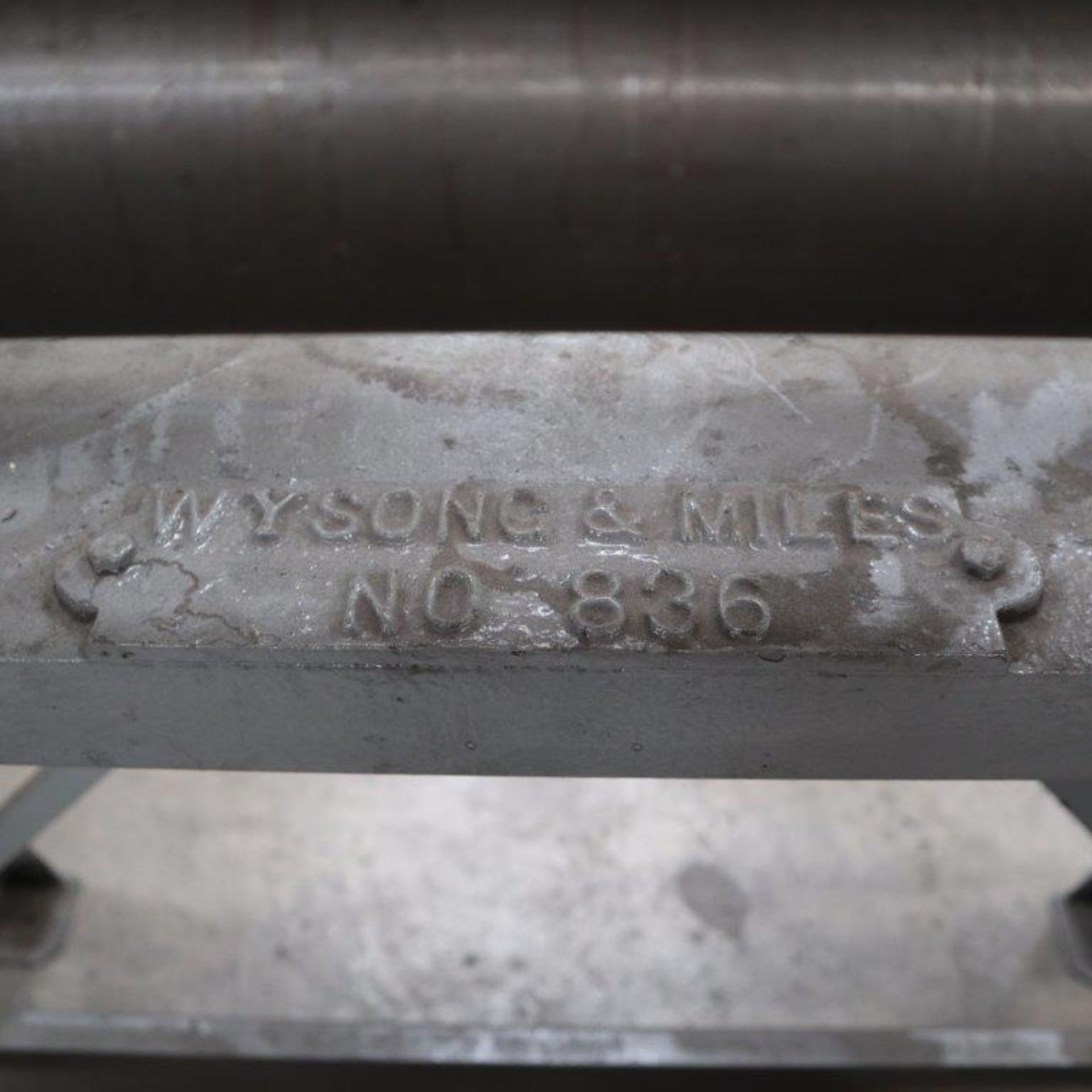 WYSONG AND MILES #836 SHEET METAL ROLLER - Image 2 of 2