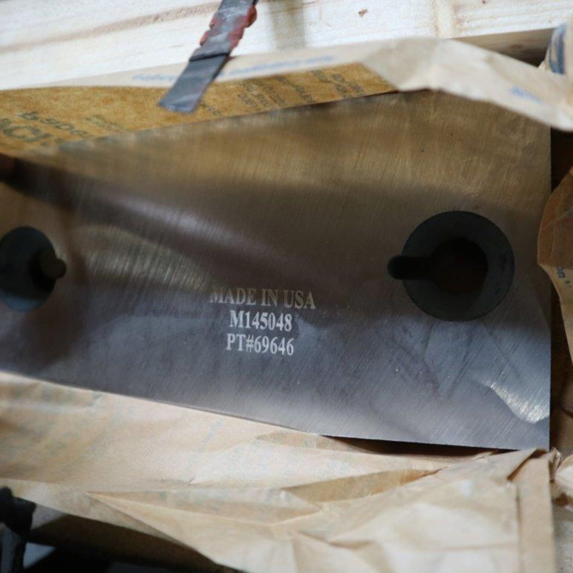 REPLACEMENT SHEAR BLADE FOR WYSONG PART # 69646, MFG # M145048, BLADE LENGTH 146" - Image 2 of 2