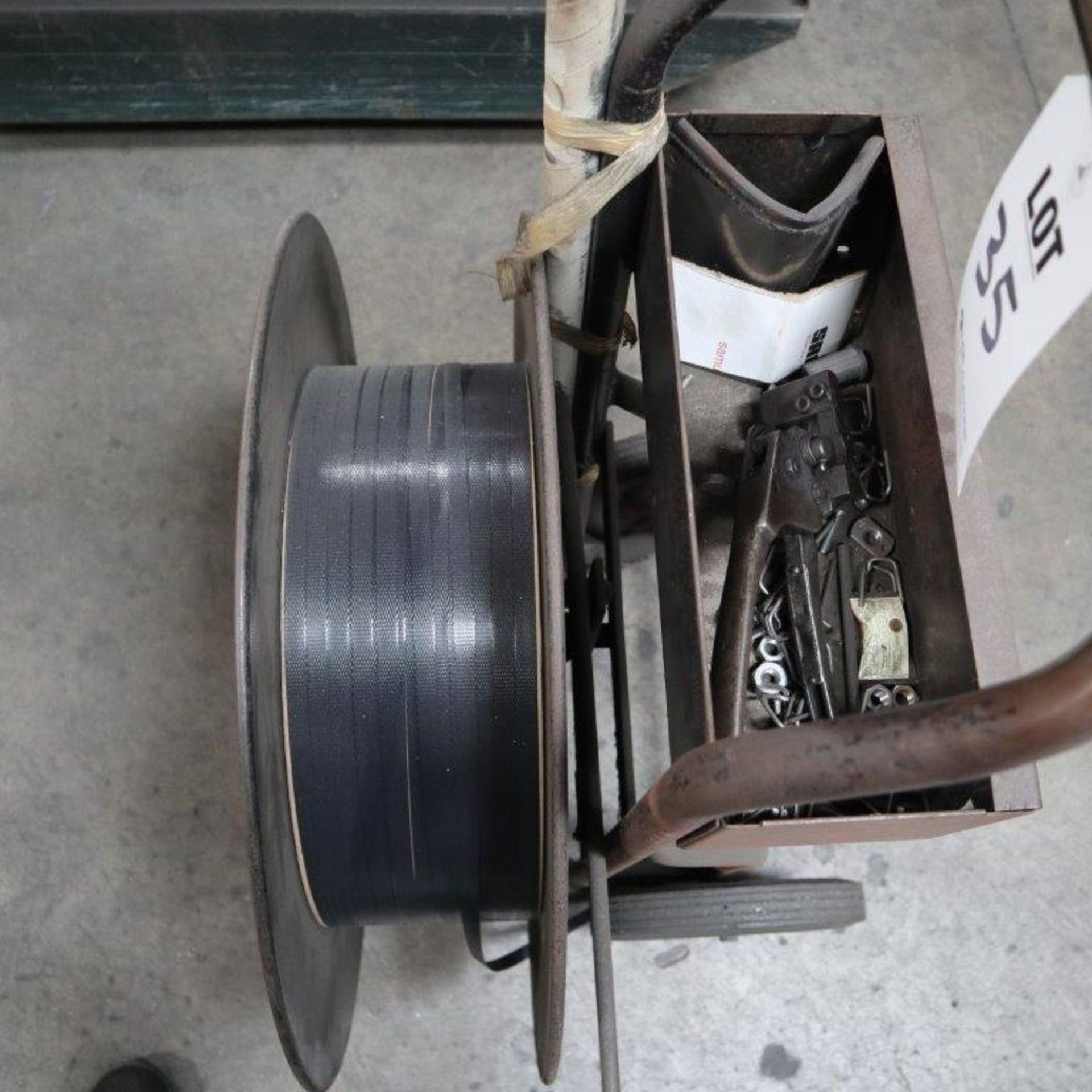 BANDING CART, PLASTIC BANDING, WITH CONTENTS - Image 2 of 2