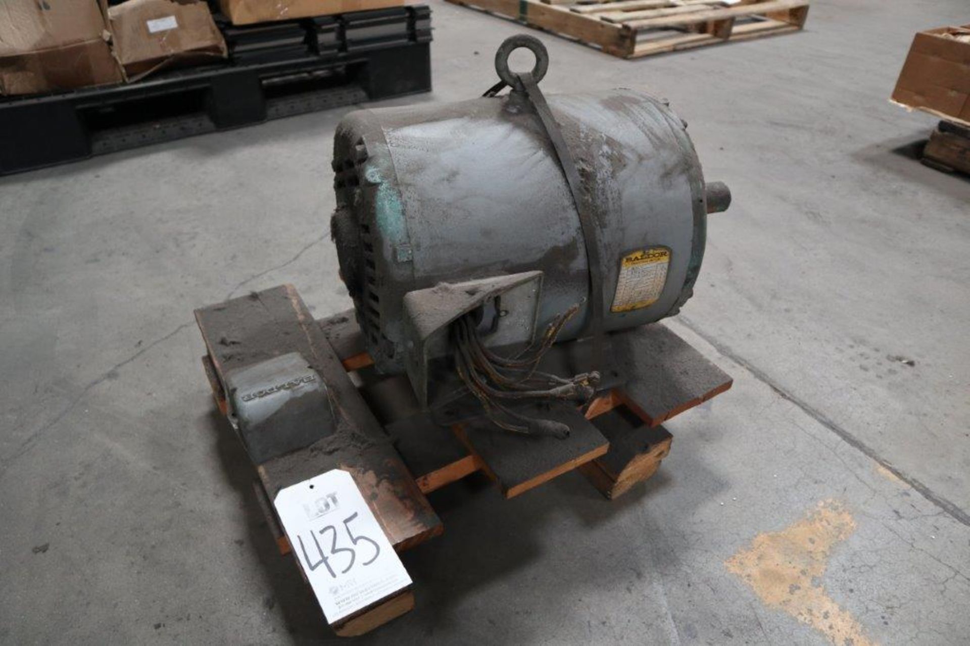 MISC. BALDOR, 15 HP ELECTRIC MOTOR