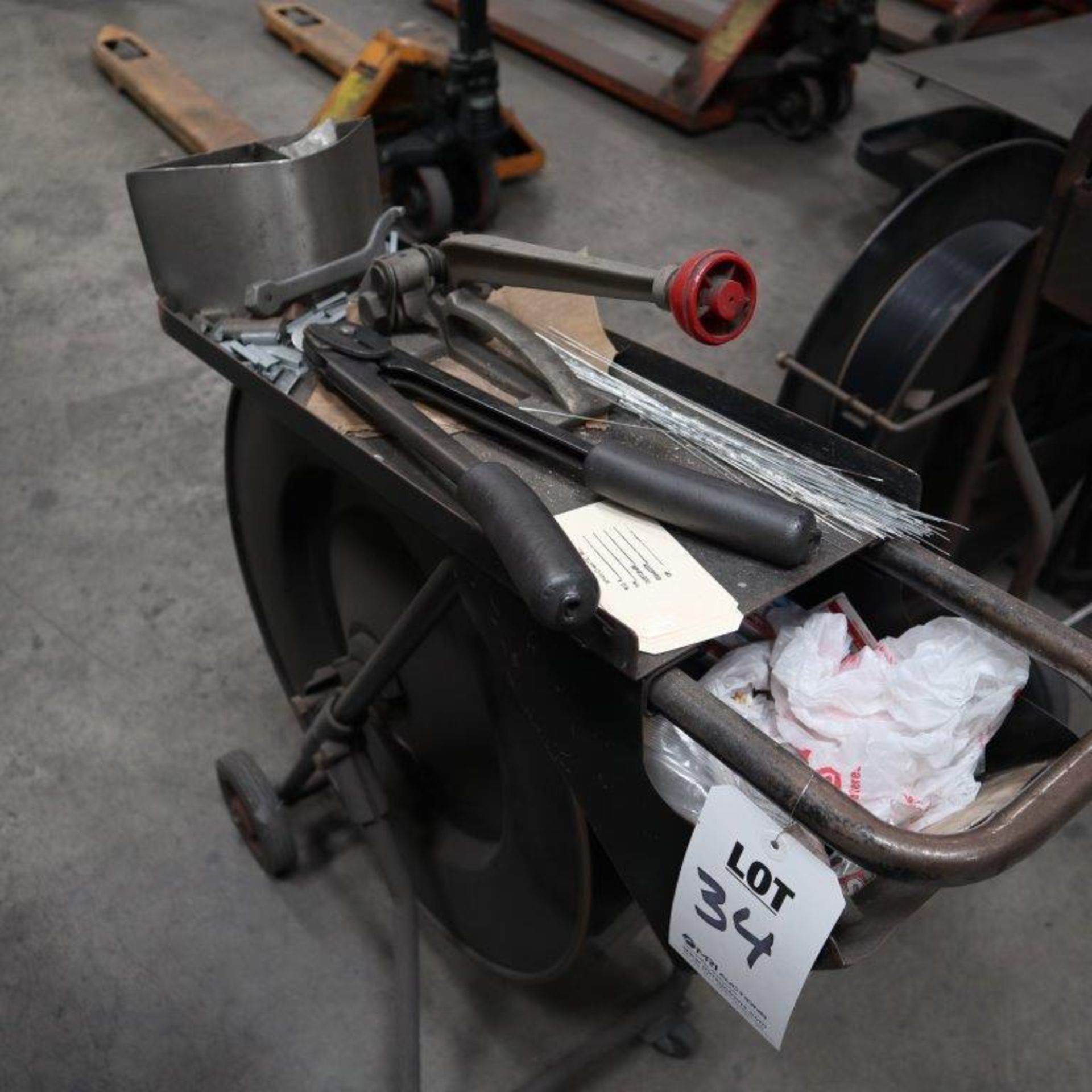 BANDING CART, NO BANDING, WITH CONTENTS - Image 2 of 2