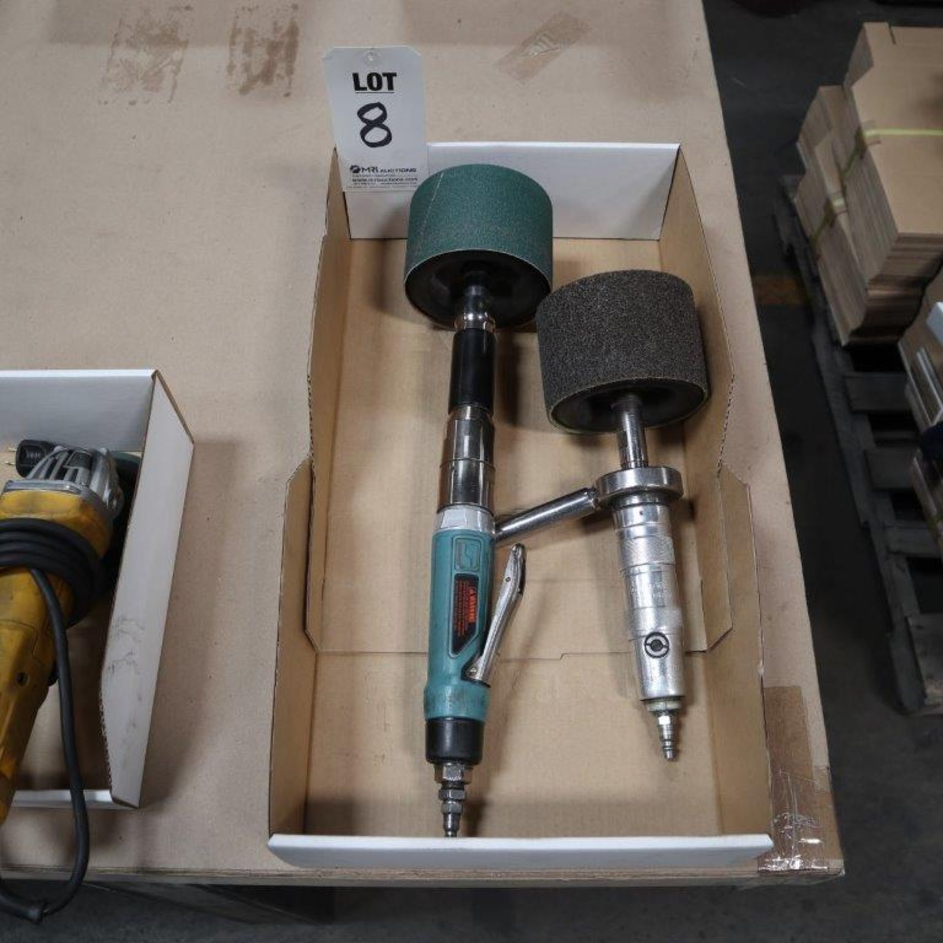 LOT TO INCLUDE: (1) DYNABRADE PNEUMATIC INLINE SANDER, (1) DYNABRADE PNEUMATIC INLINE SANDER MODEL - Image 2 of 2