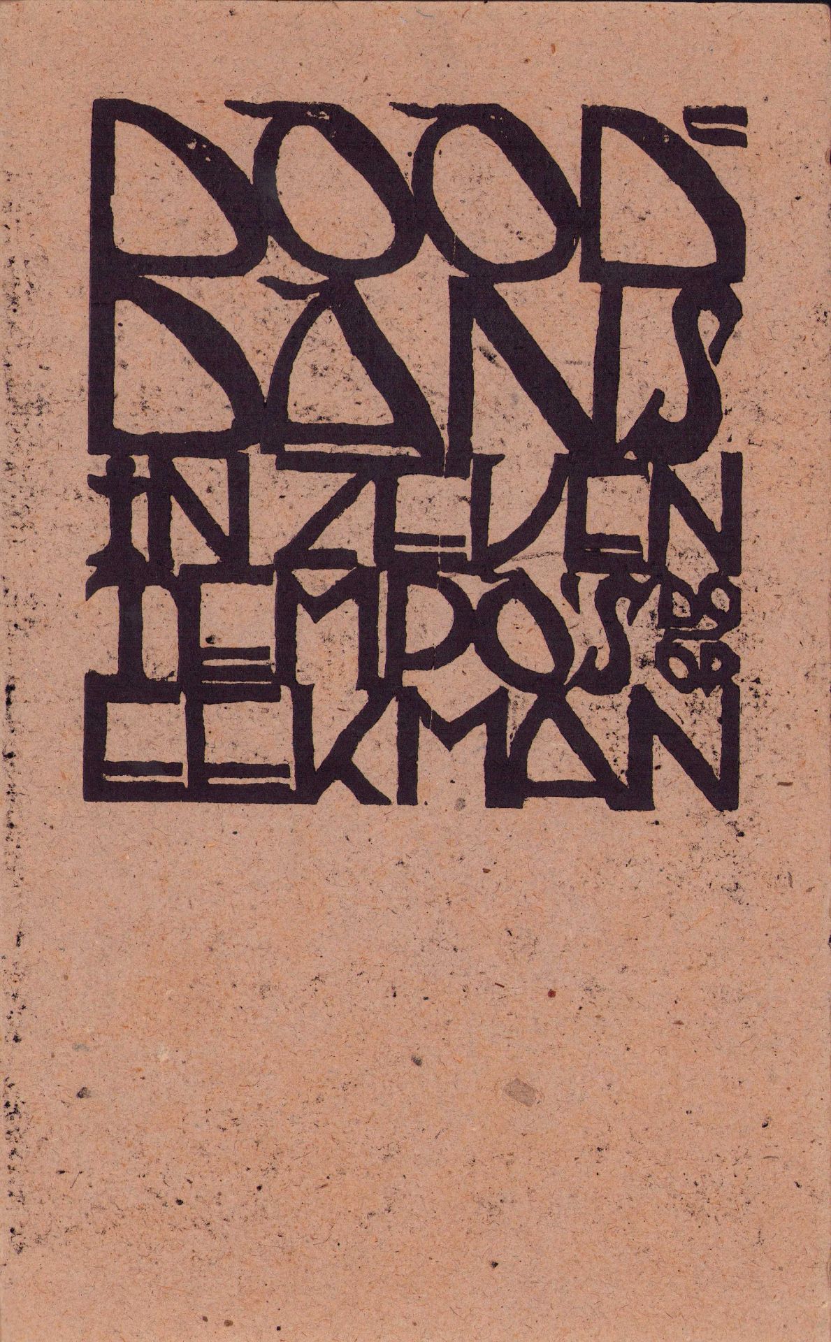 |Art|Eekman, Nico - Dooddans in zeven tempo's - gesigneerd, gelimiteerd, 1924