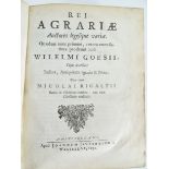 |Agriculture| Goes Willem, "Rei Agrariae Auctores legesque variae…", 1674