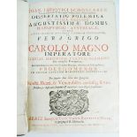 |History - Carolus Magnus| Schönleben Joannes Ludwig, "Dissertatio Polemica De Prima Origine Augusti