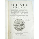 |Héraldique| De Vulson Marc, "La science héroïque, traitant de la noblesse, de l' origine des armes,