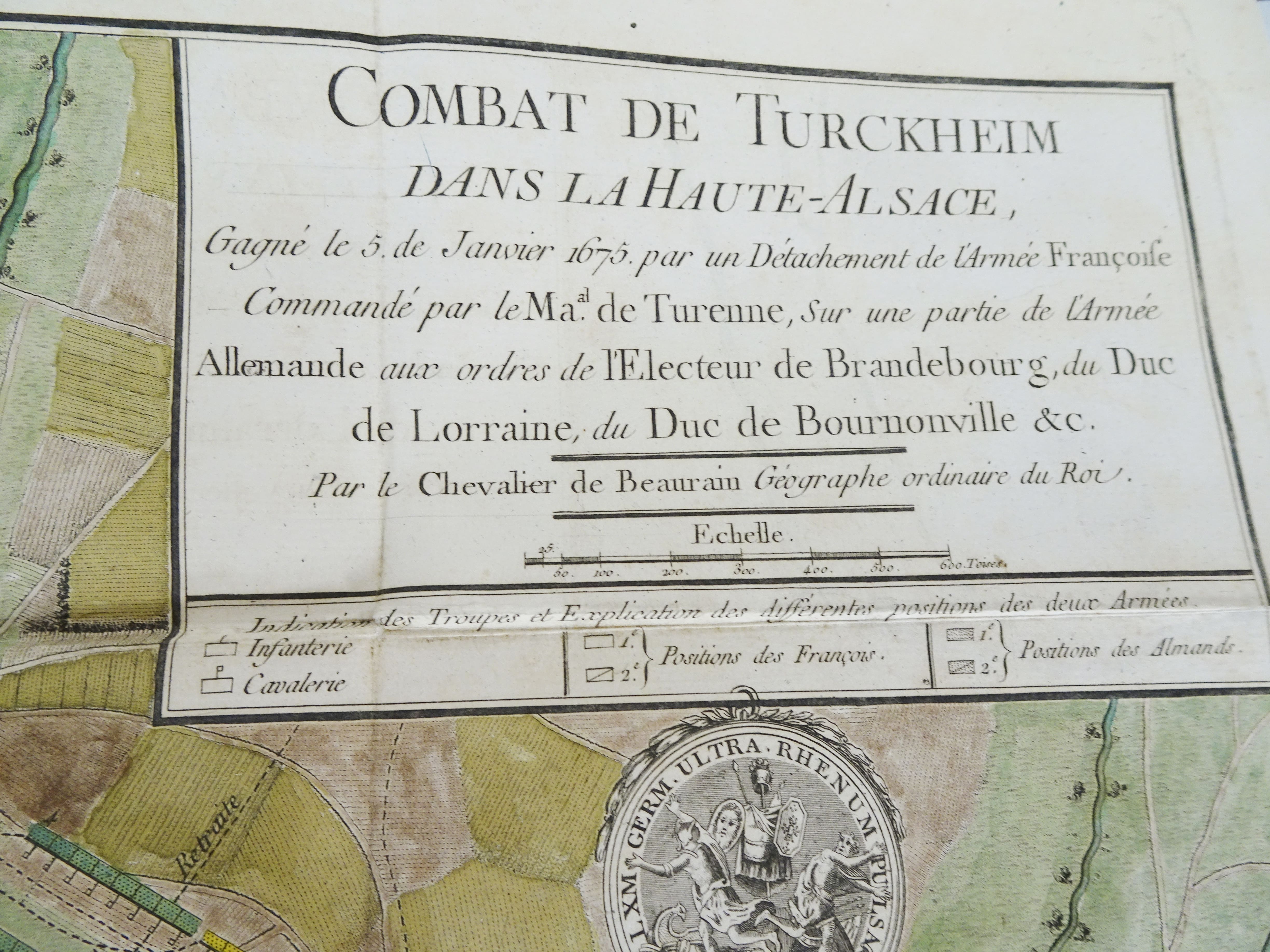 |Histoire militaire| Beaurain Chevalier de, "Histoire des quatre dernières campagnes du maréchal de  - Image 20 of 21