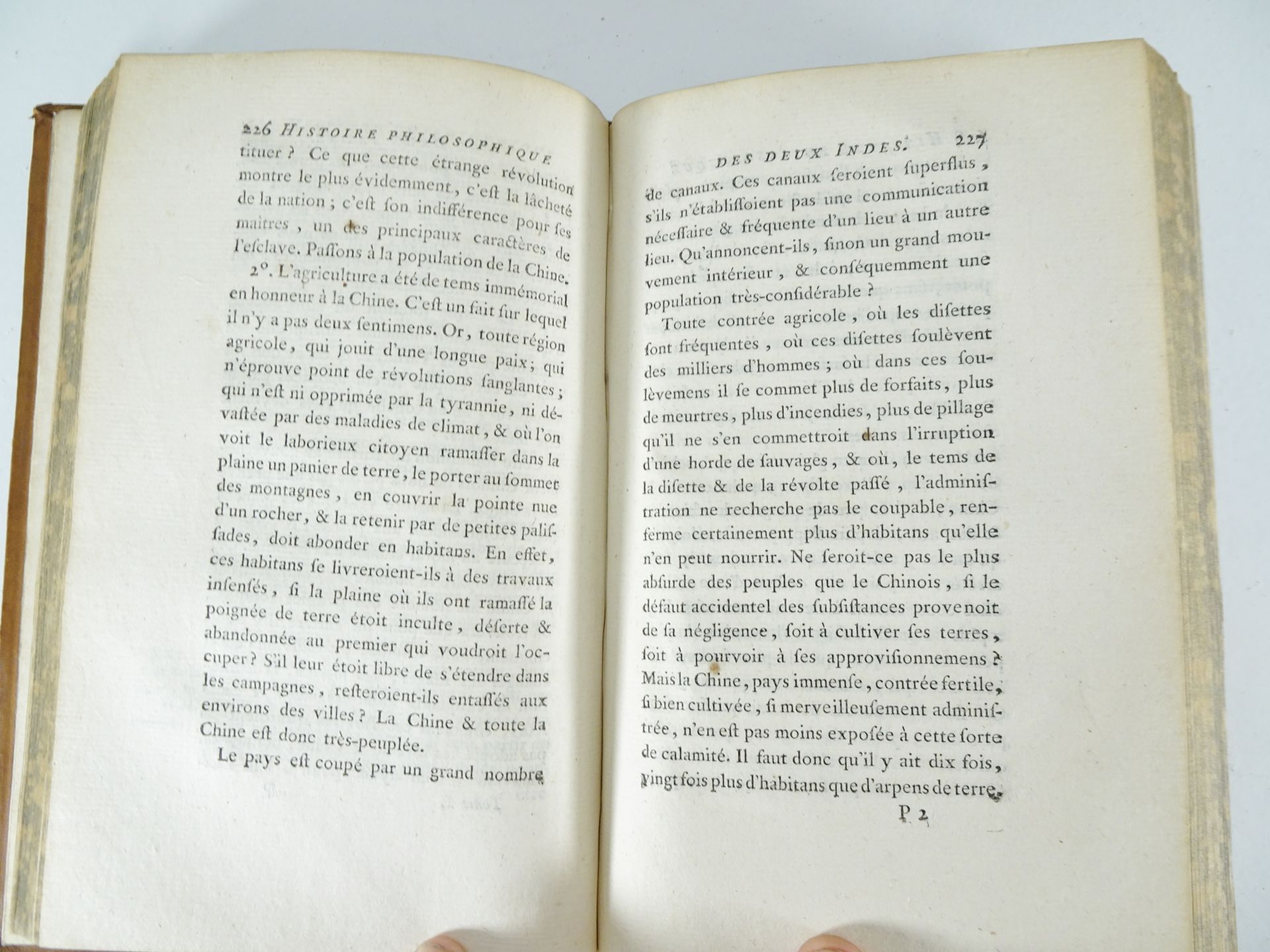 |Histoire| Raynal Guillaume Thomas, "Histoire Philosophique et Politique…", 1780 - Image 4 of 6