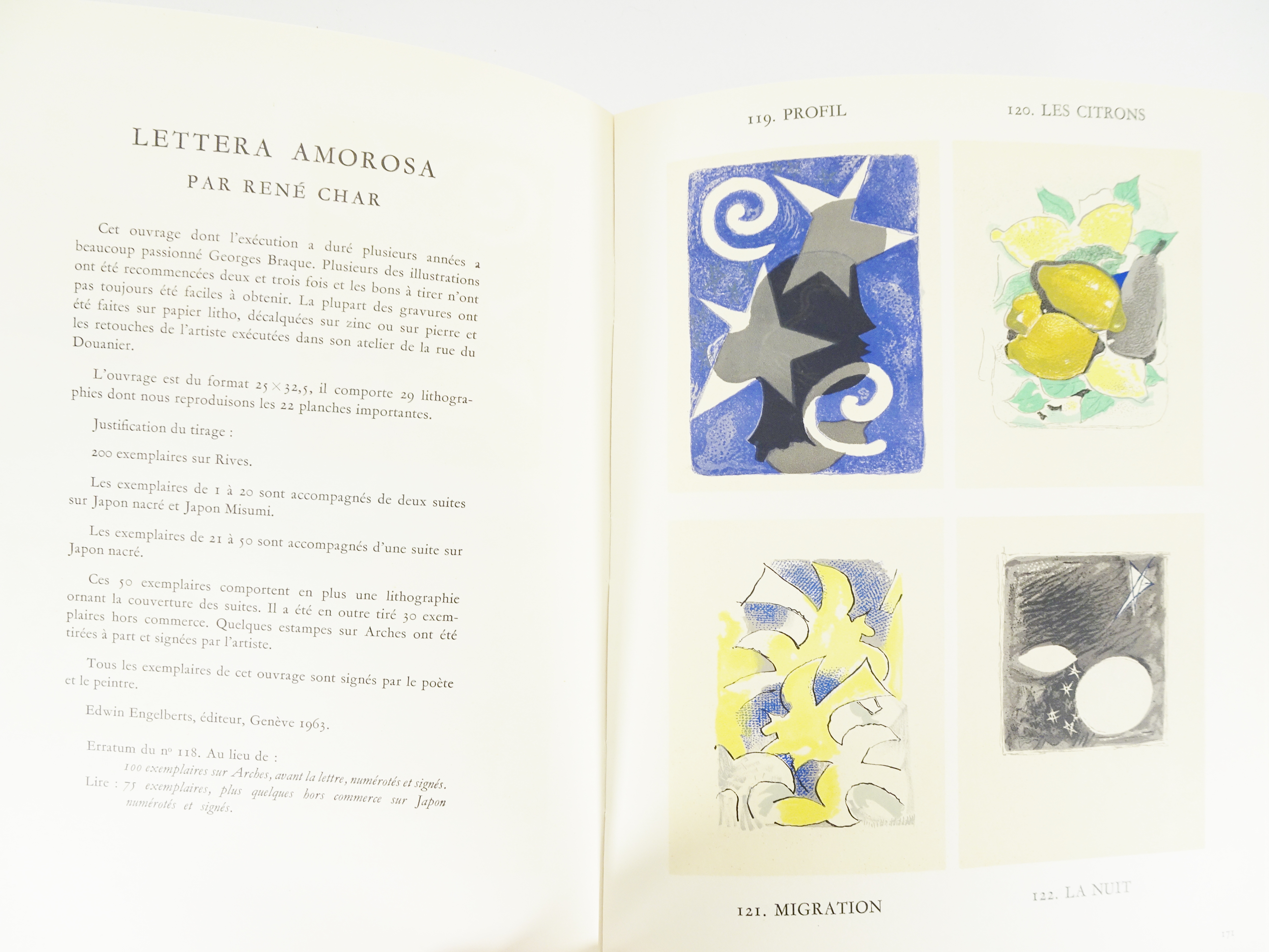 |Art| Braque George, "Braque lithographe" - édition limitée, 1963 - Image 9 of 12