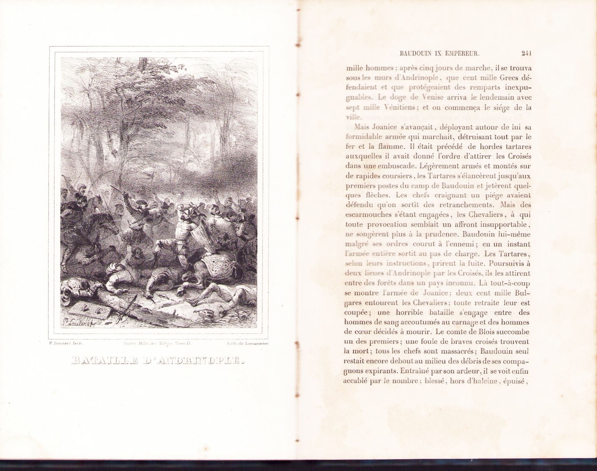 |Militaria| "Fastes Militaires Belges ou histoire des guerres, sièges,…", 1835 - Bild 5 aus 7
