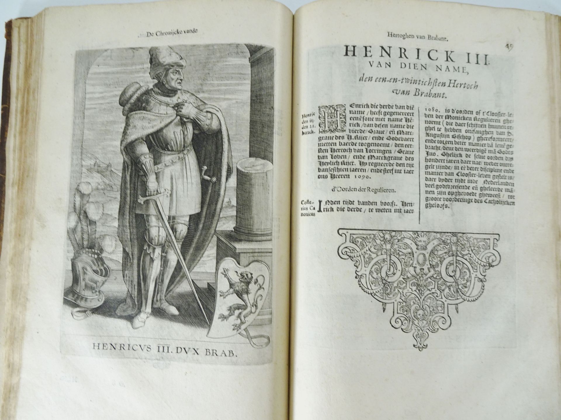 History| Van Haecht Goidtsenhovn Laurens, "Chroniicke van de Hertoghen van Brabant", 1606 - Image 14 of 18