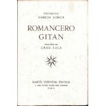 |Illustré| Lorca Federico Garcia, "Romancero Gitan", illustrations de Grau-Sala, 1960
