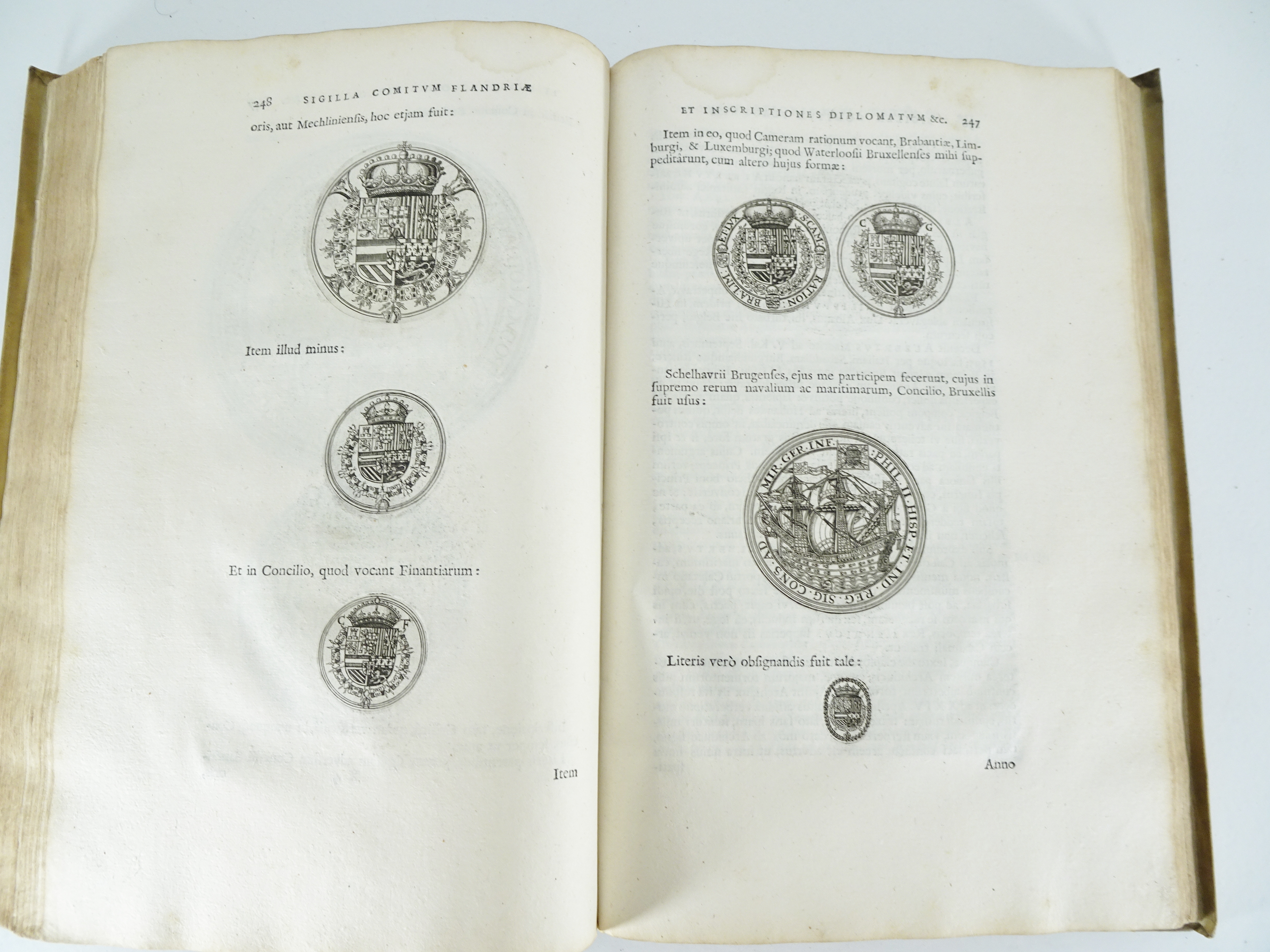 |Sigillography| Vredius Oliviarus (Olivier de Vree), "Sigilla Comitum Flandriae et Inscriptiones Dip - Image 4 of 7