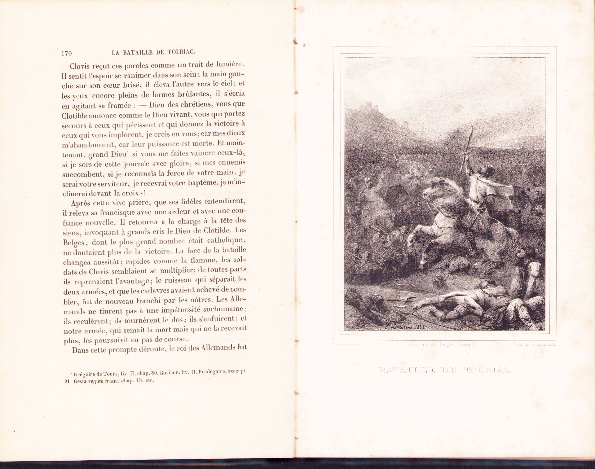 |Militaria| "Fastes Militaires Belges ou histoire des guerres, sièges,…", 1835 - Bild 4 aus 7