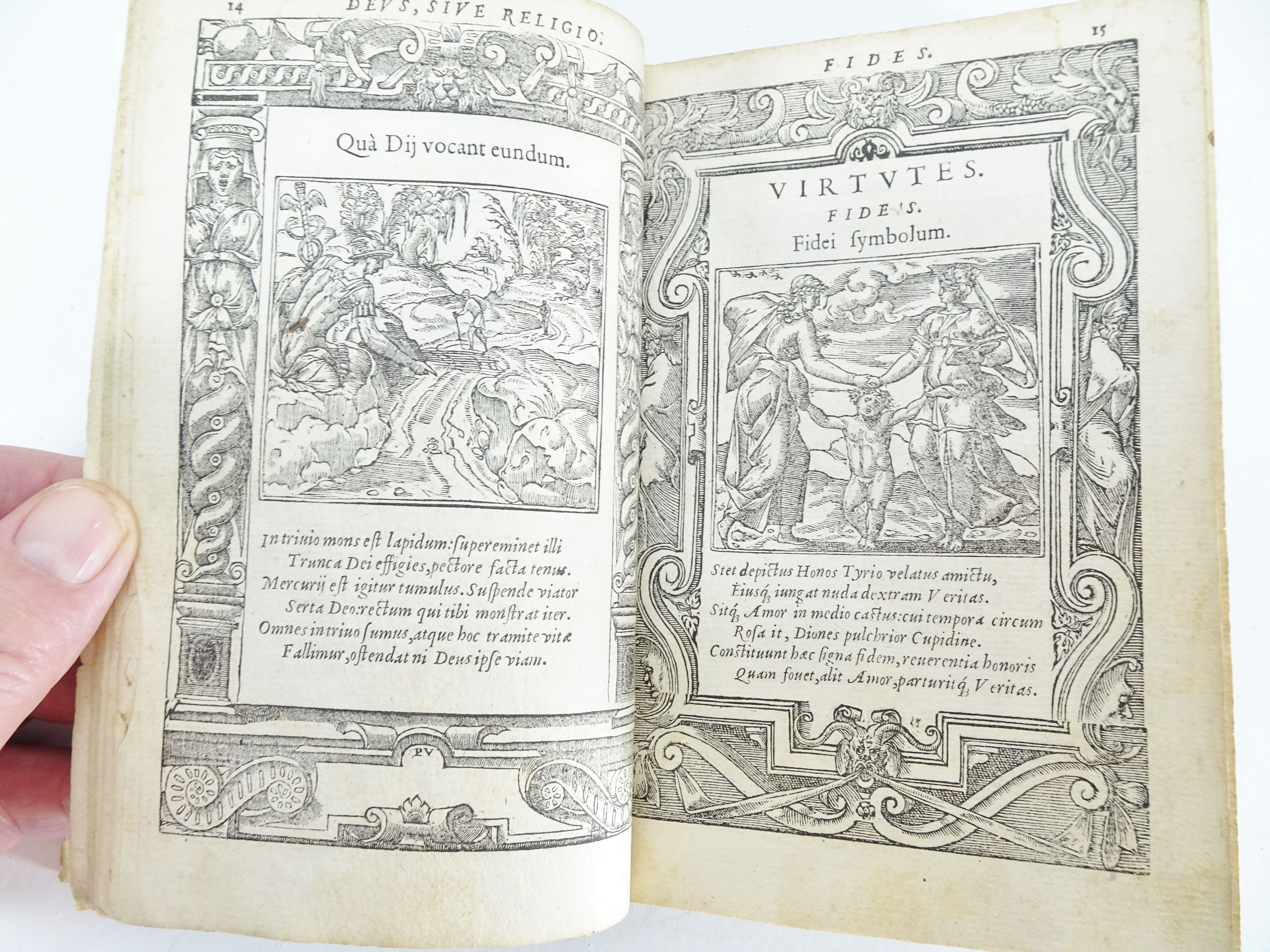 |Emblemata| Alciati Andrea, "Emblemata D.A. Alciati, denuo ab ipso Autore…", 1551 - Image 8 of 21