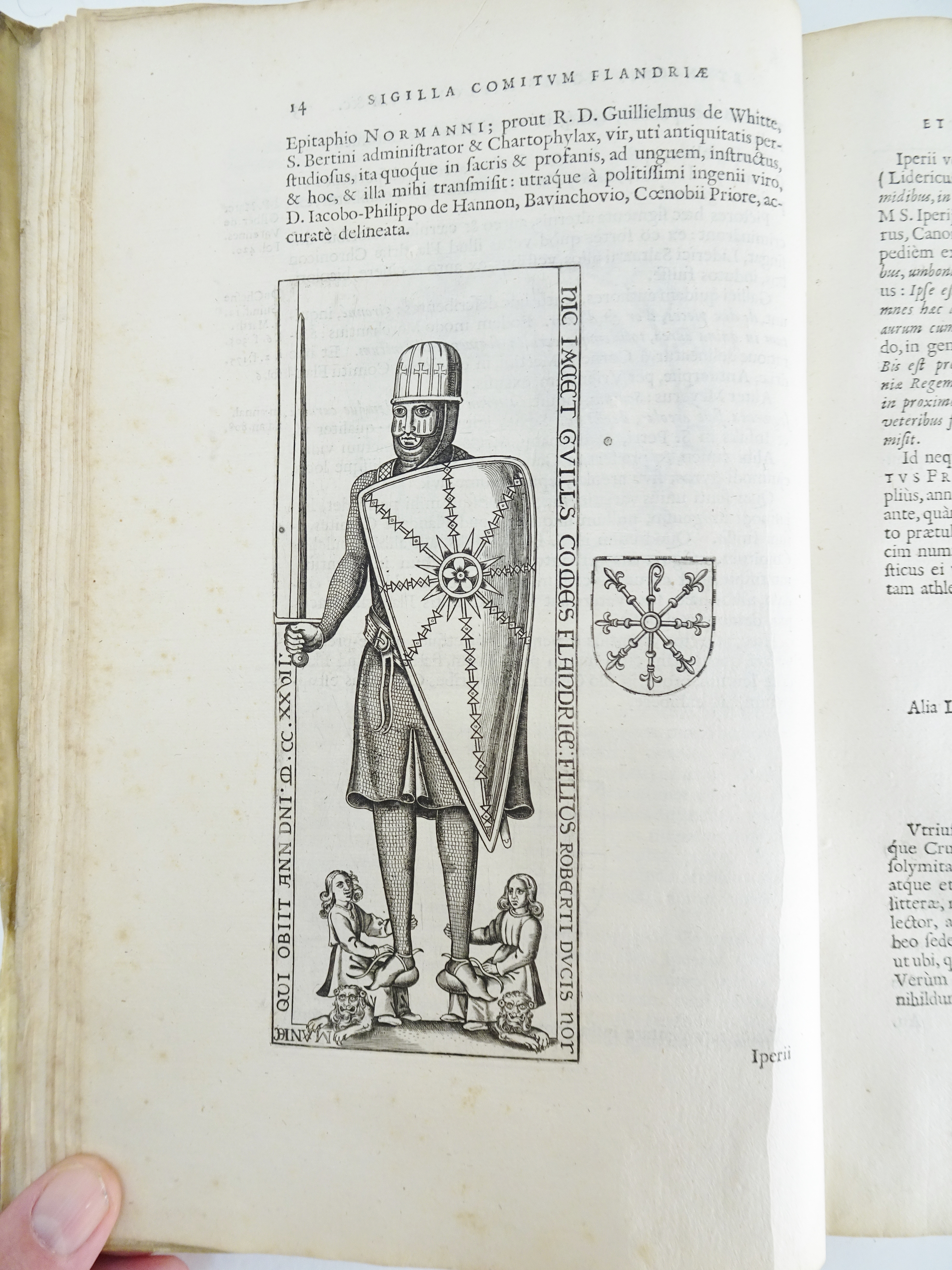 |Sigillography| Vredius Oliviarus (Olivier de Vree), "Sigilla Comitum Flandriae et Inscriptiones Dip - Image 3 of 7