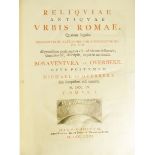 |Histoire d'art|Overbeke Bonaventure, " RELIQUIAE ANTIQUAE URBIS ROMA…", 1763