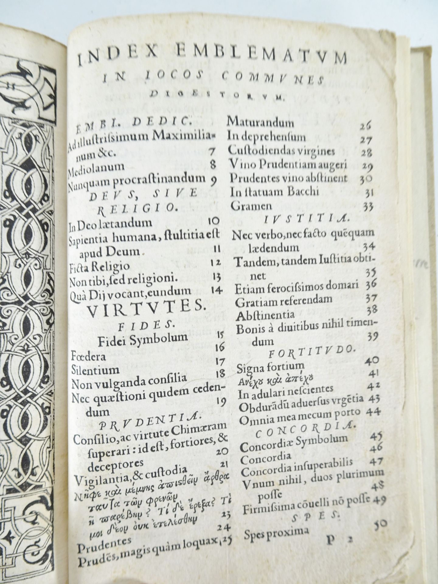 |Emblemata| Alciati Andrea, "Emblemata D.A. Alciati, denuo ab ipso Autore…", 1551 - Bild 20 aus 21