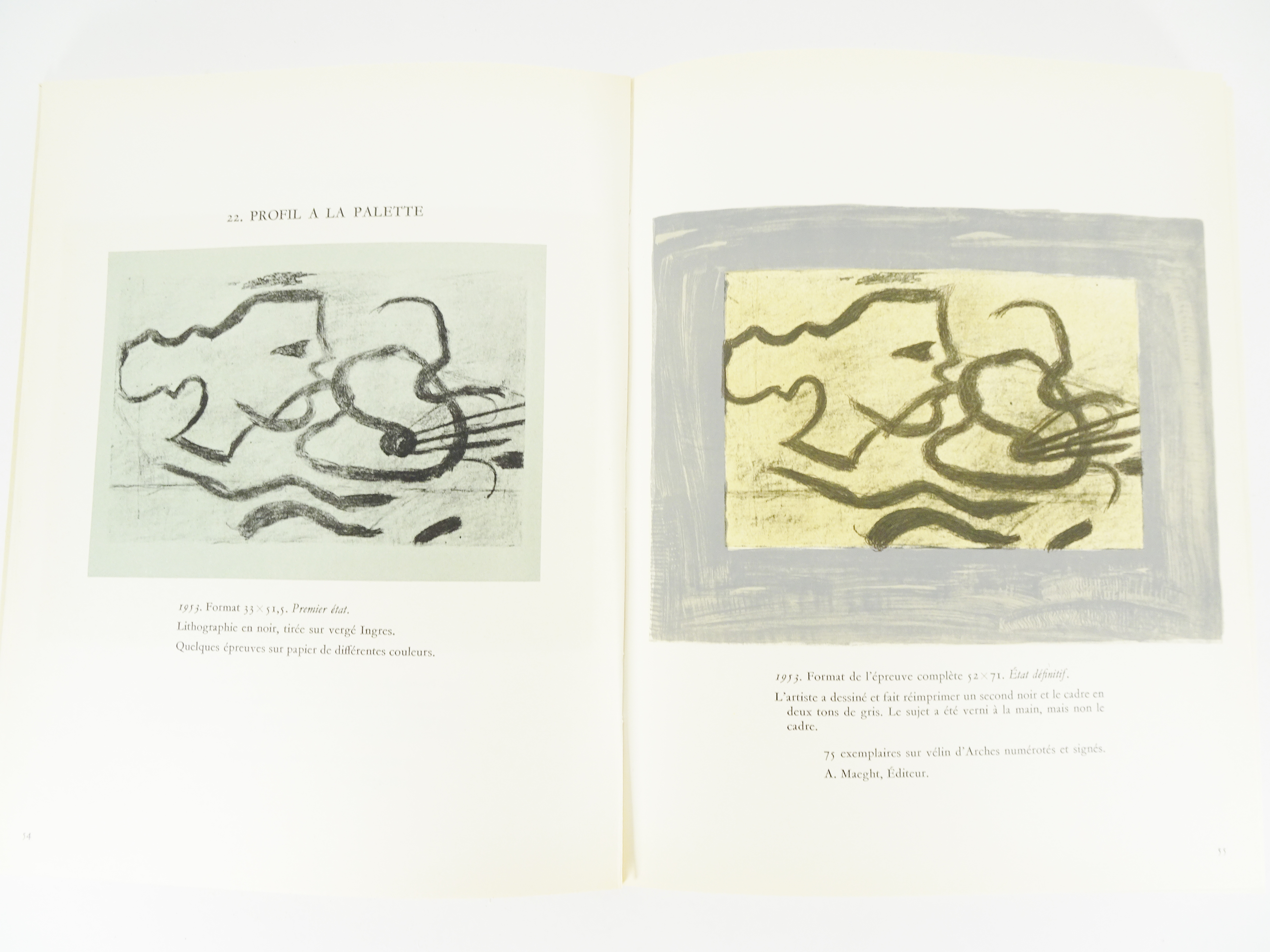 |Art| Braque George, "Braque lithographe" - édition limitée, 1963 - Image 3 of 12