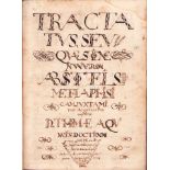 |Manuscript| Codex, 1728 - anonyme, "Tractatus Aristoteles"