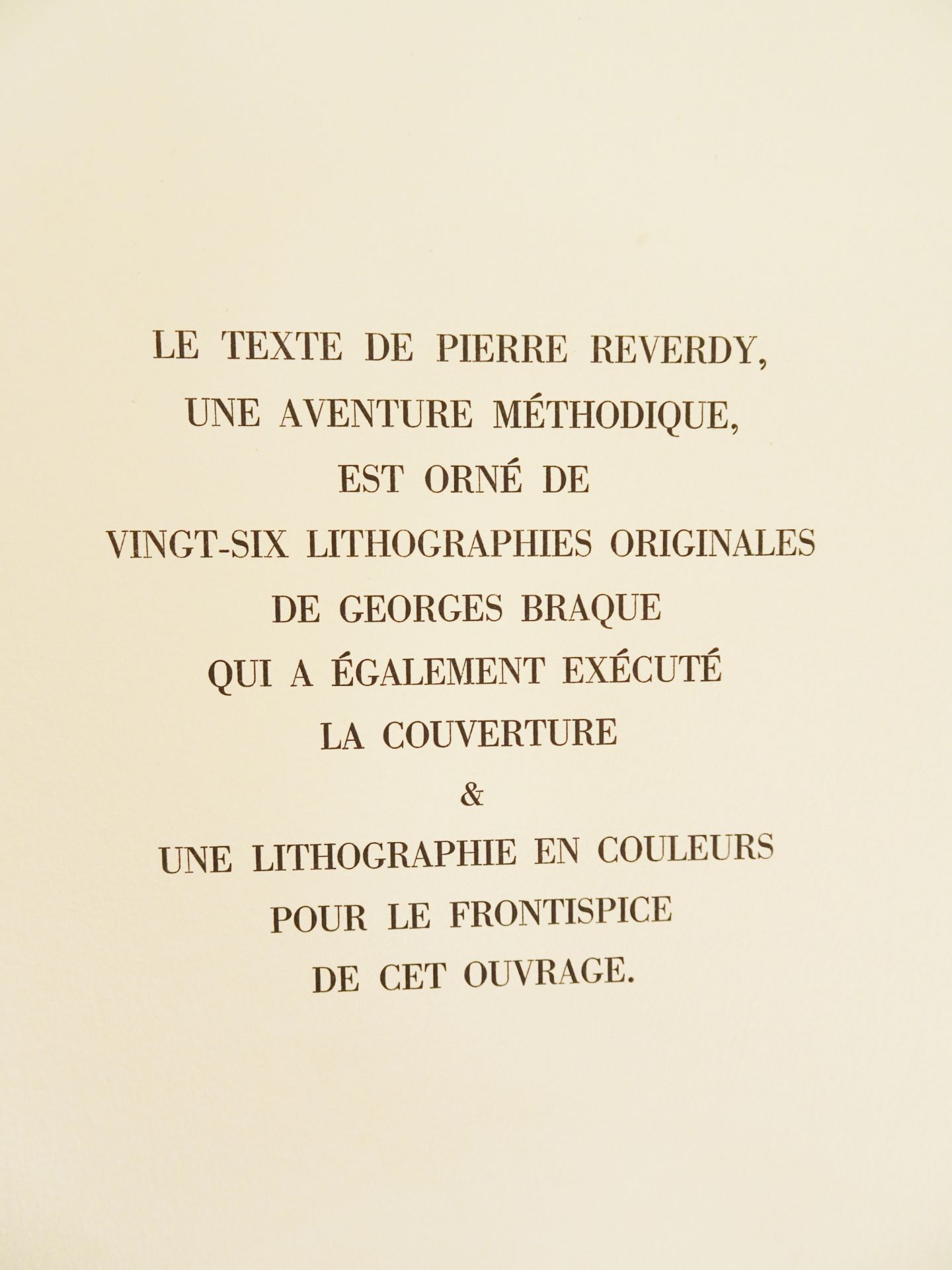 |Art| Braque George & REVERDY Pierre, "Une Aventure méthodique" - signé par l'artiste, 1950 - Image 12 of 17