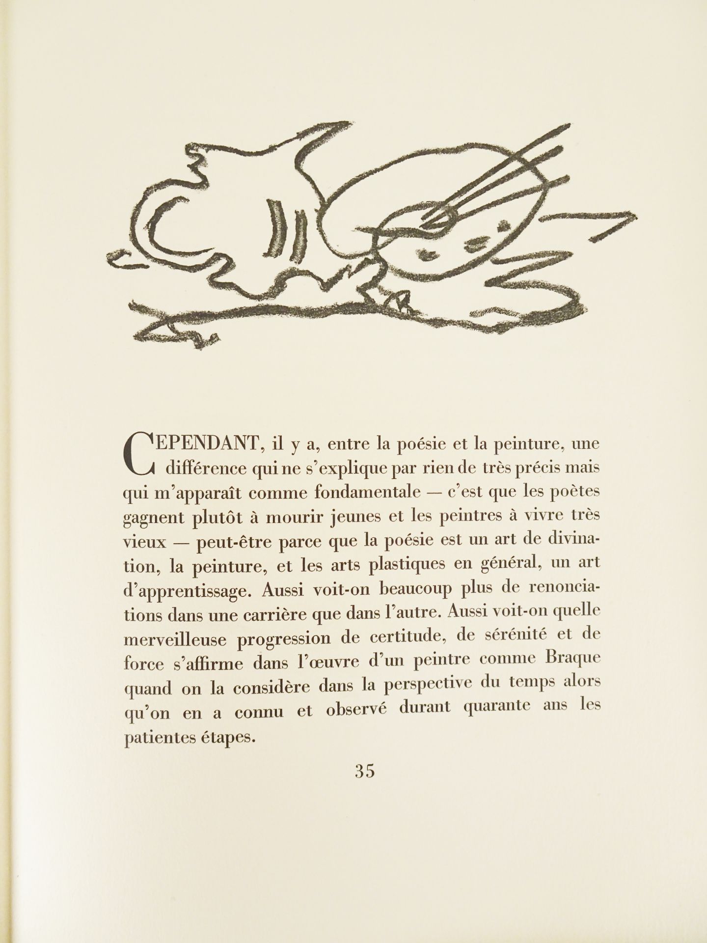 |Art| Braque George & REVERDY Pierre, "Une Aventure méthodique" - signé par l'artiste, 1950 - Image 9 of 17