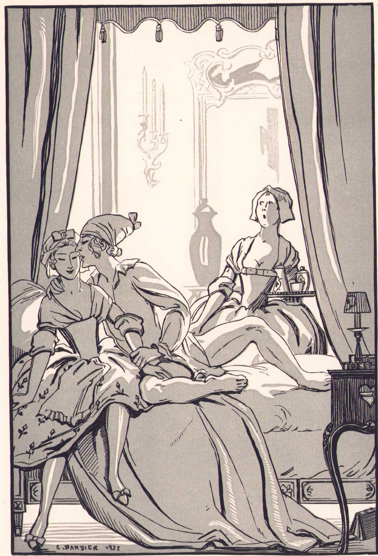 |Illustré| Barbier George,"Les plus belles heures d'amour de Casanova",  1923 - Image 11 of 13