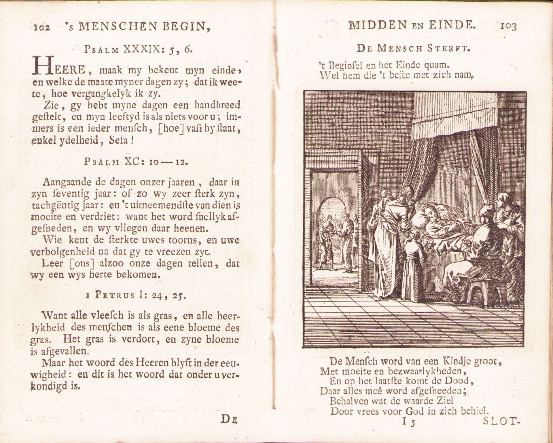 |Emblemata|Luyken Johannes, "Des Menschen Begin, Midden en Einde", 1772 - Bild 12 aus 13