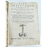 |Literature| Plutarchus, "Le Vite di Plutarco cheroneo de gli huomini illustri Greci et Romani", 158