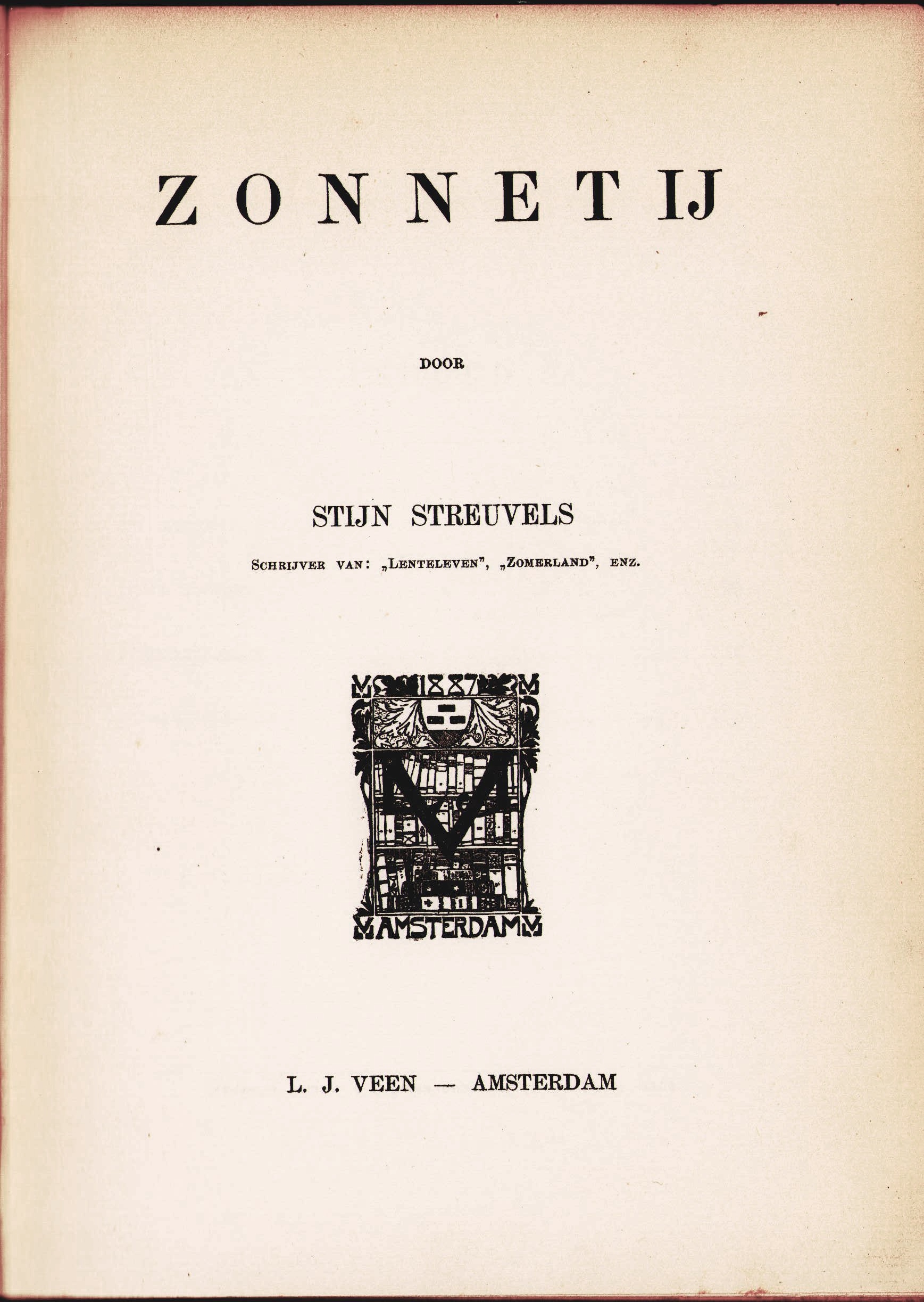 |Literatuur| Streuvels Stijn, "Zonnetij", eerste druk, 1900 - Image 3 of 4
