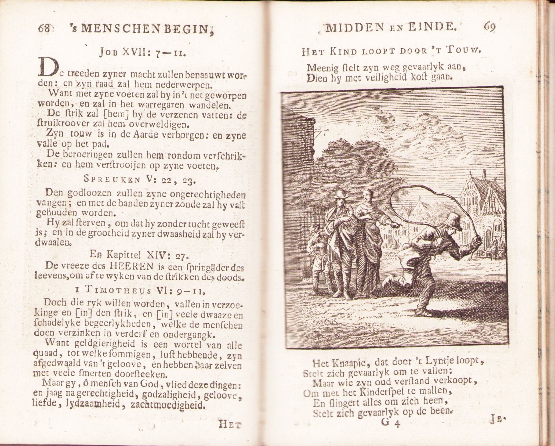 |Emblemata|Luyken Johannes, "Des Menschen Begin, Midden en Einde", 1772 - Bild 11 aus 13