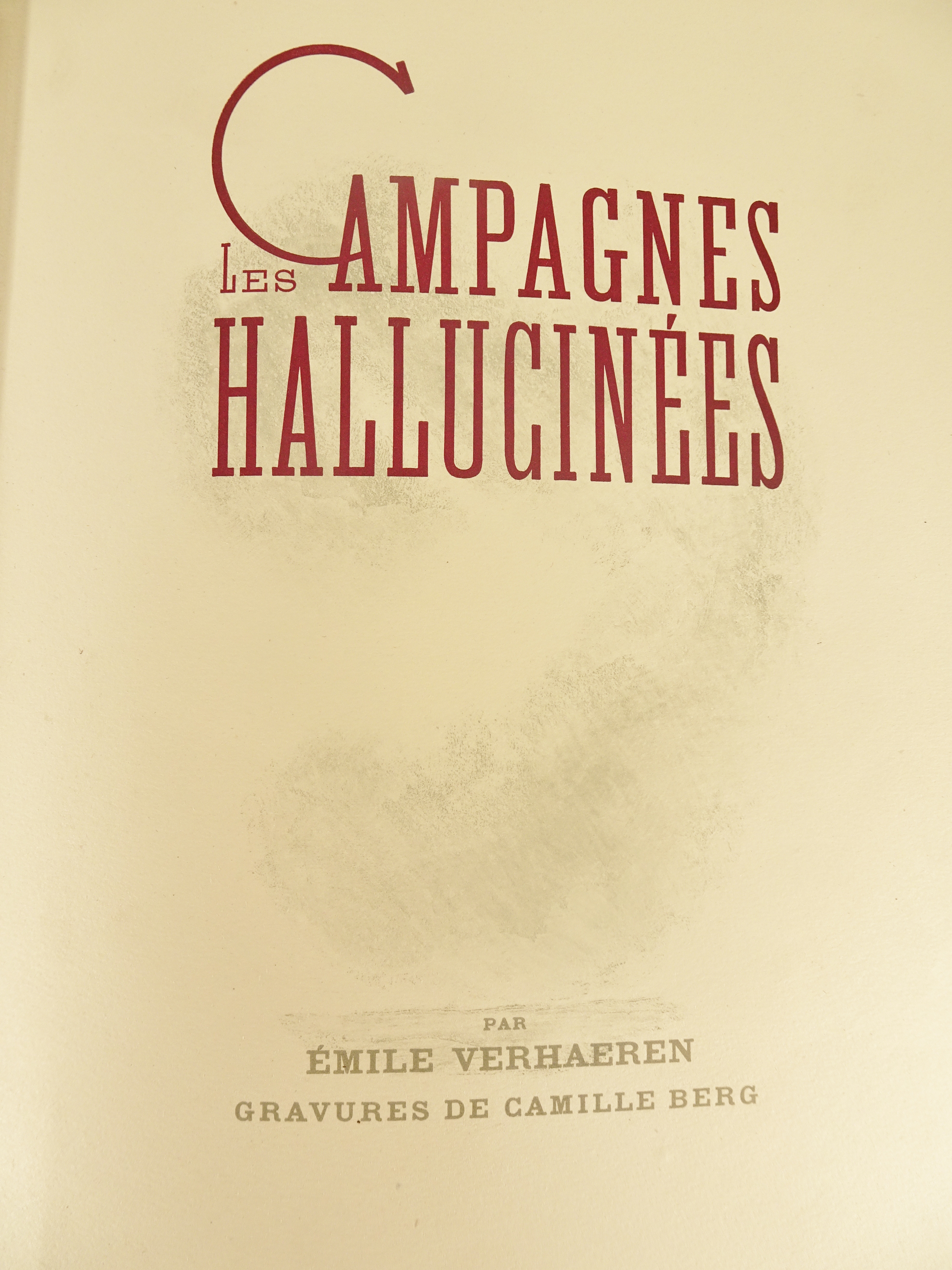 |Illustré| Verhaeren Emile, "Les Campagnes Hallucinées", 1945