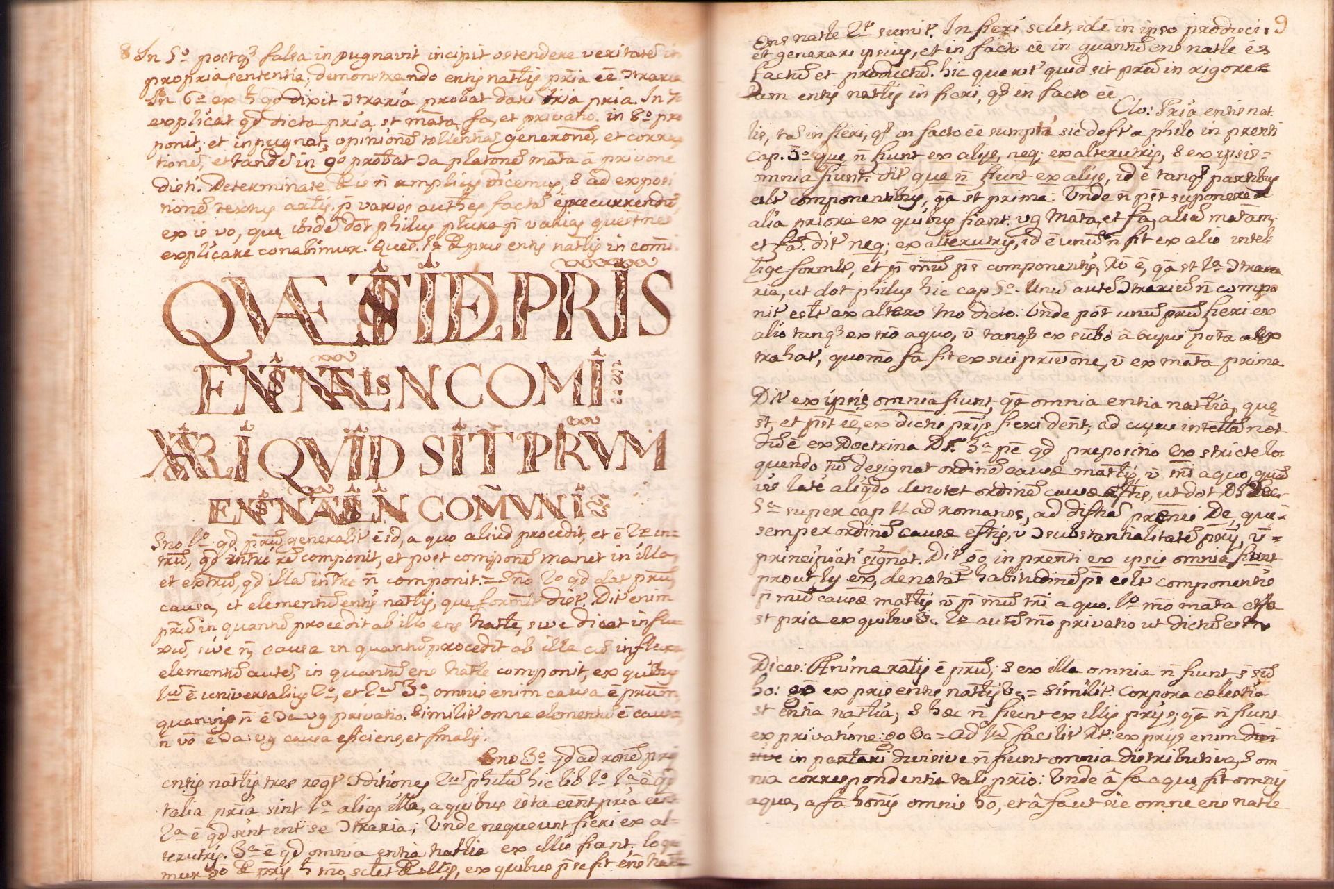|Manuscript| Codex, 1728 - anonyme, "Tractatus Aristoteles" - Bild 6 aus 7