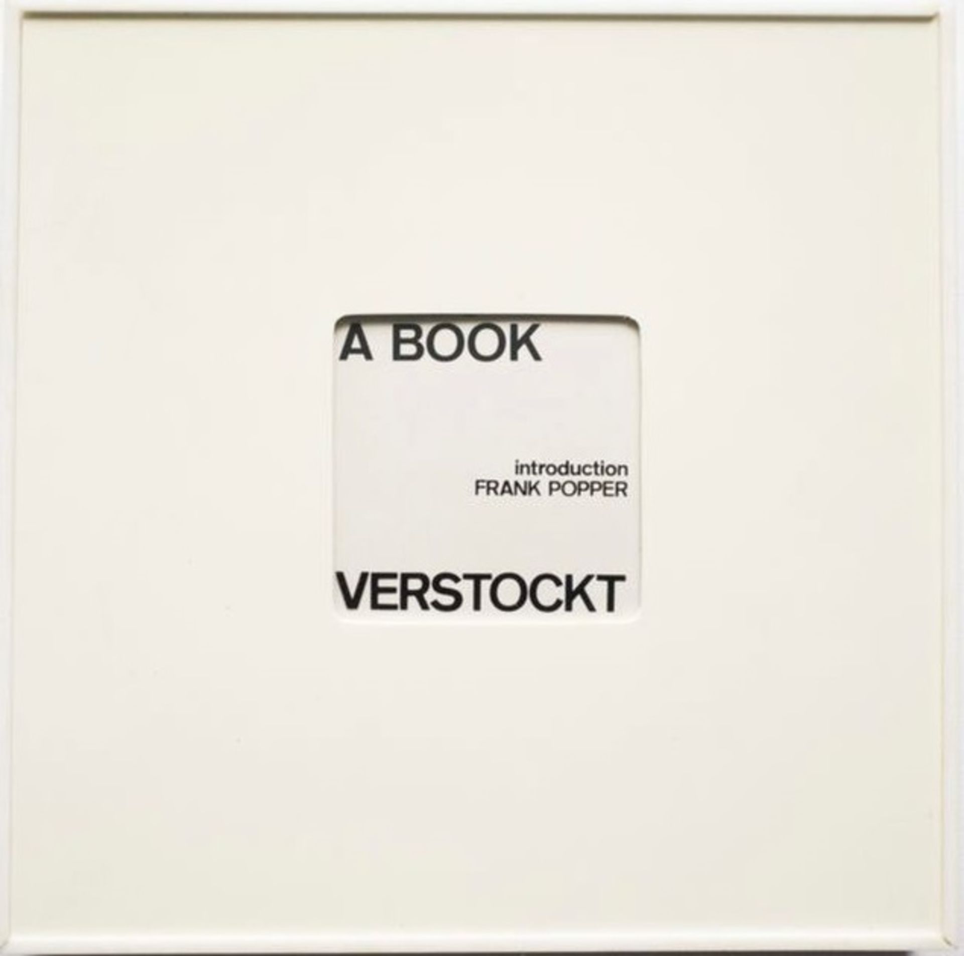 |Art|Verstockt Mark, "This is not a book", limited & signed, 1971