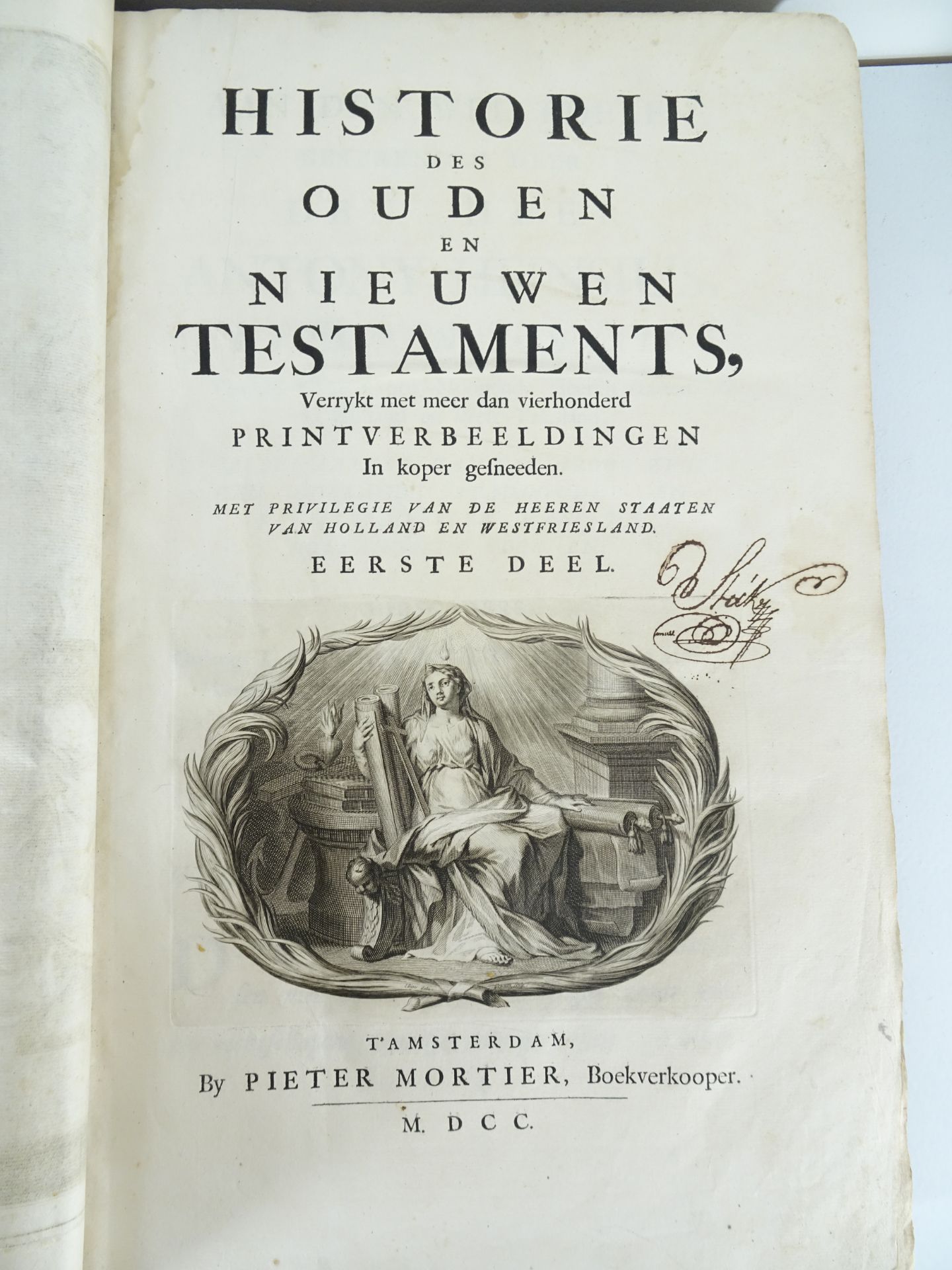 |Bible| Mortier Pieter, "Historie des Ouden en Nieuwen Testaments…", 1700