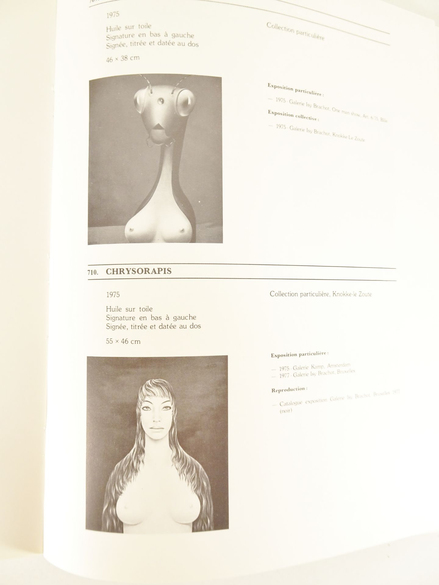 |Art| Labisse Felix, "Cataloque de l'oeuvre paint 1927-1979" + Supplément, 1979-1981 - Bild 5 aus 10