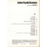 |Art| Beuys Joseph e.a., Fluxus, "Interfunktionen 6", Limited edition, 1971