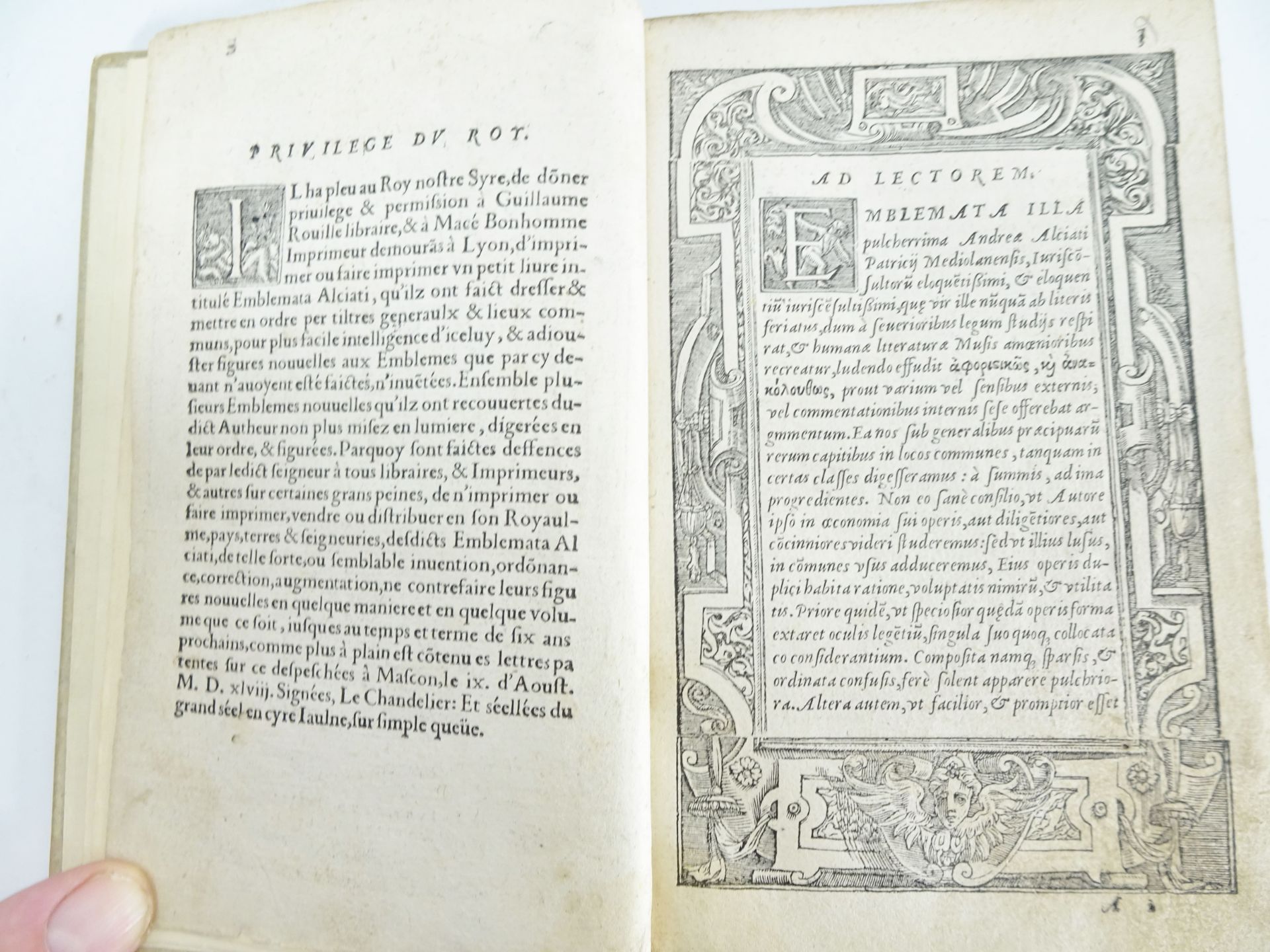 |Emblemata| Alciati Andrea, "Emblemata D.A. Alciati, denuo ab ipso Autore…", 1551 - Bild 2 aus 21