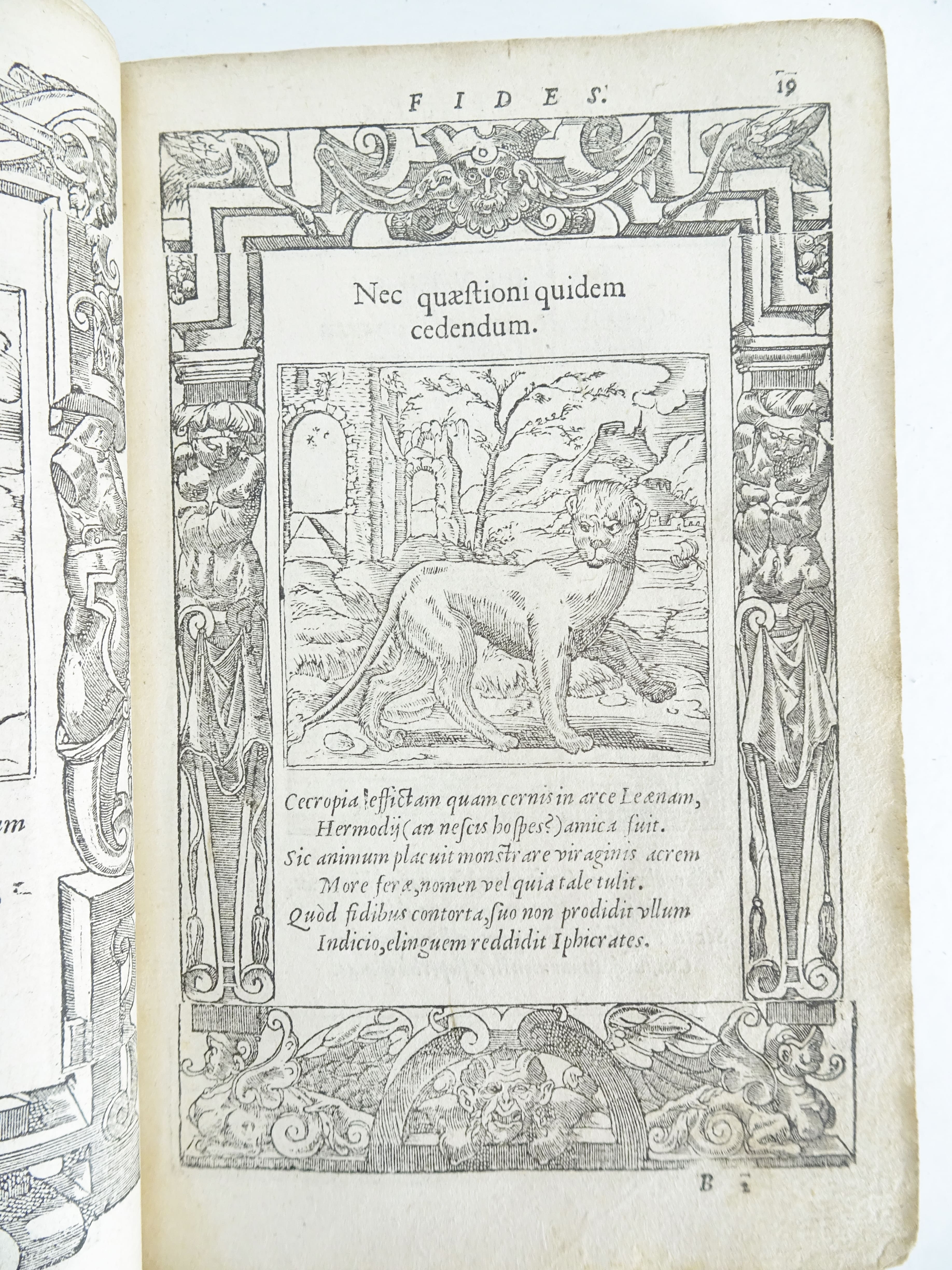 |Emblemata| Alciati Andrea, "Emblemata D.A. Alciati, denuo ab ipso Autore…", 1551 - Image 7 of 21
