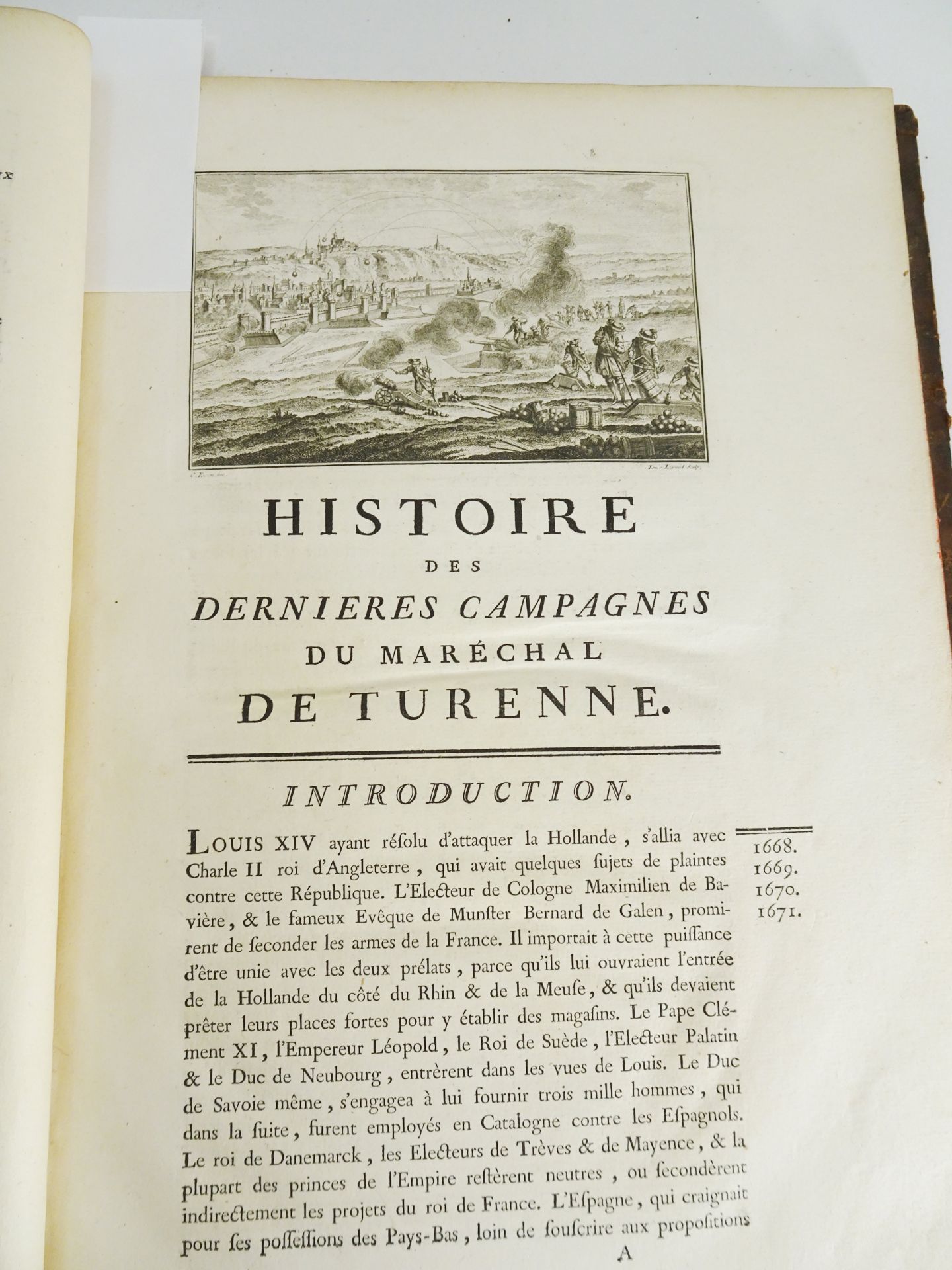 |Histoire militaire| Beaurain Chevalier de, "Histoire des quatre dernières campagnes du maréchal de  - Image 4 of 21