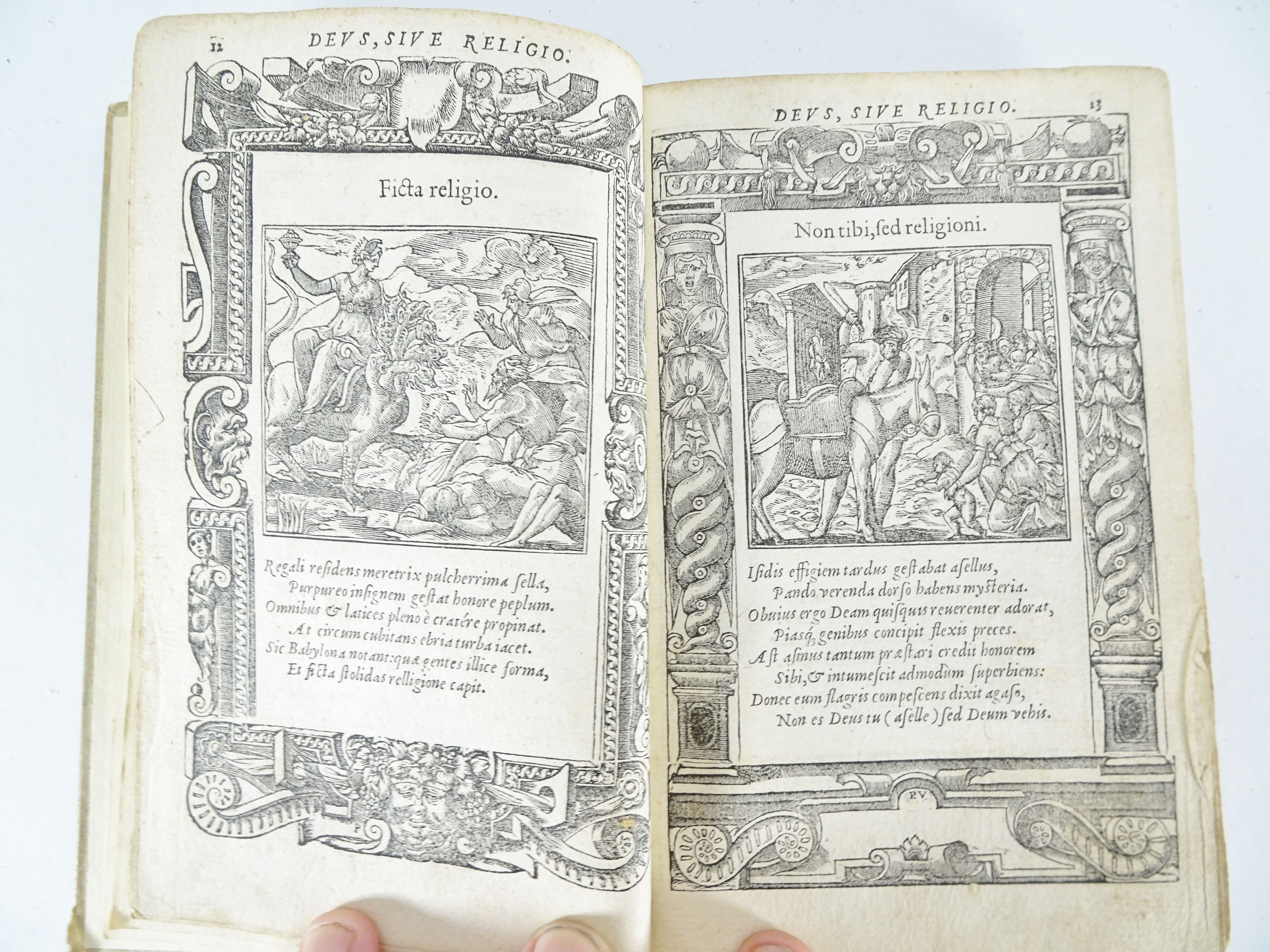 |Emblemata| Alciati Andrea, "Emblemata D.A. Alciati, denuo ab ipso Autore…", 1551 - Image 9 of 21