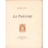 |Théatre|Capus Alfred, "Le Théatre", avec gravure de Rassenfosse, limité, 1913