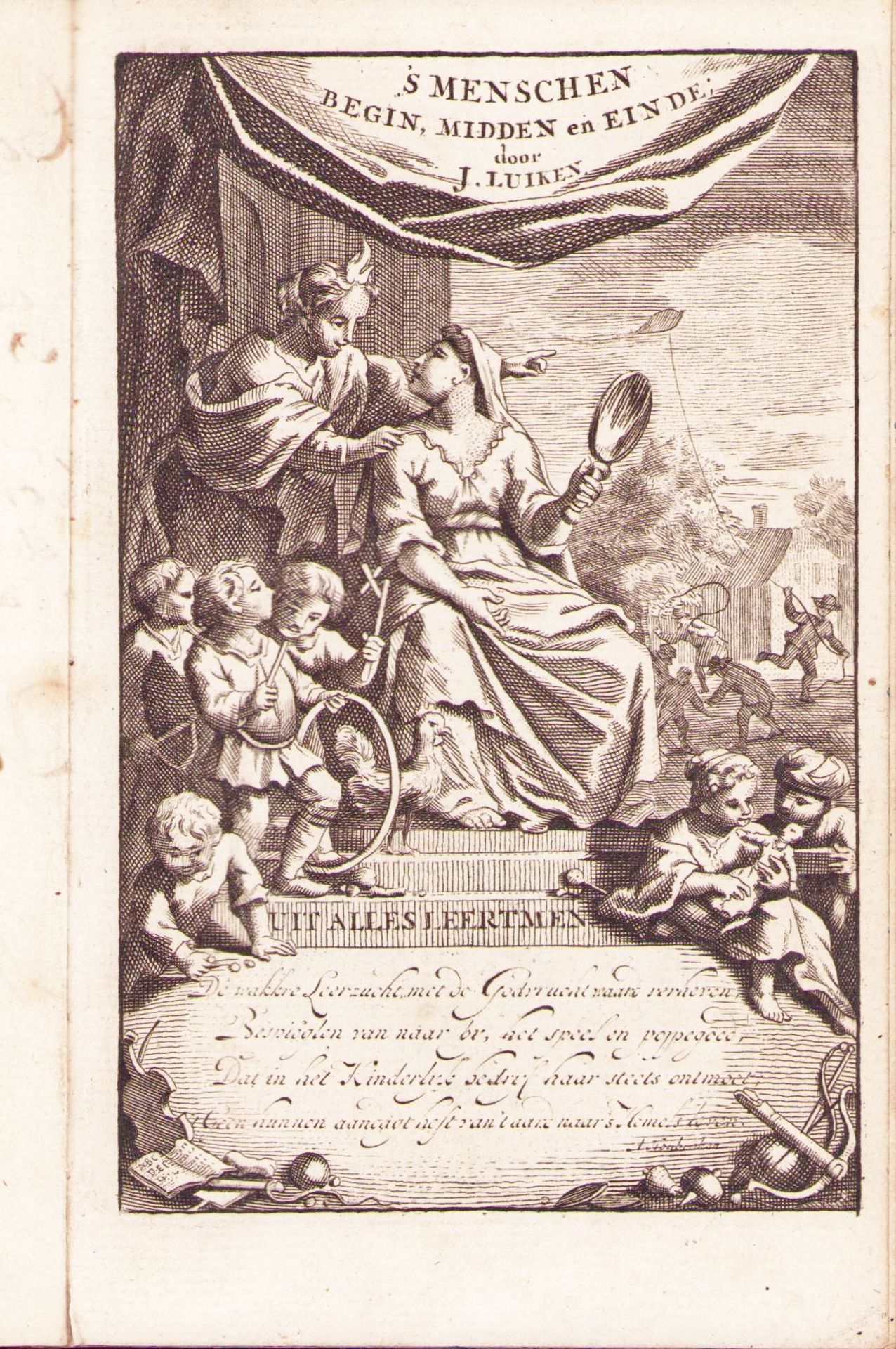 |Emblemata|Luyken Johannes, "Des Menschen Begin, Midden en Einde", 1772 - Bild 3 aus 13