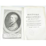 |Histoire| Raynal Guillaume Thomas, "Histoire Philosophique et Politique…", 1780