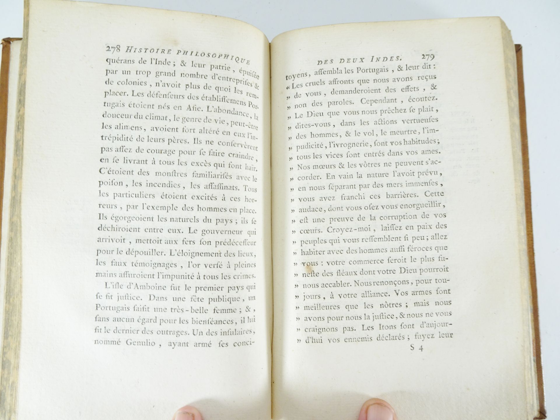 |Histoire| Raynal Guillaume Thomas, "Histoire Philosophique et Politique…", 1780 - Image 5 of 6