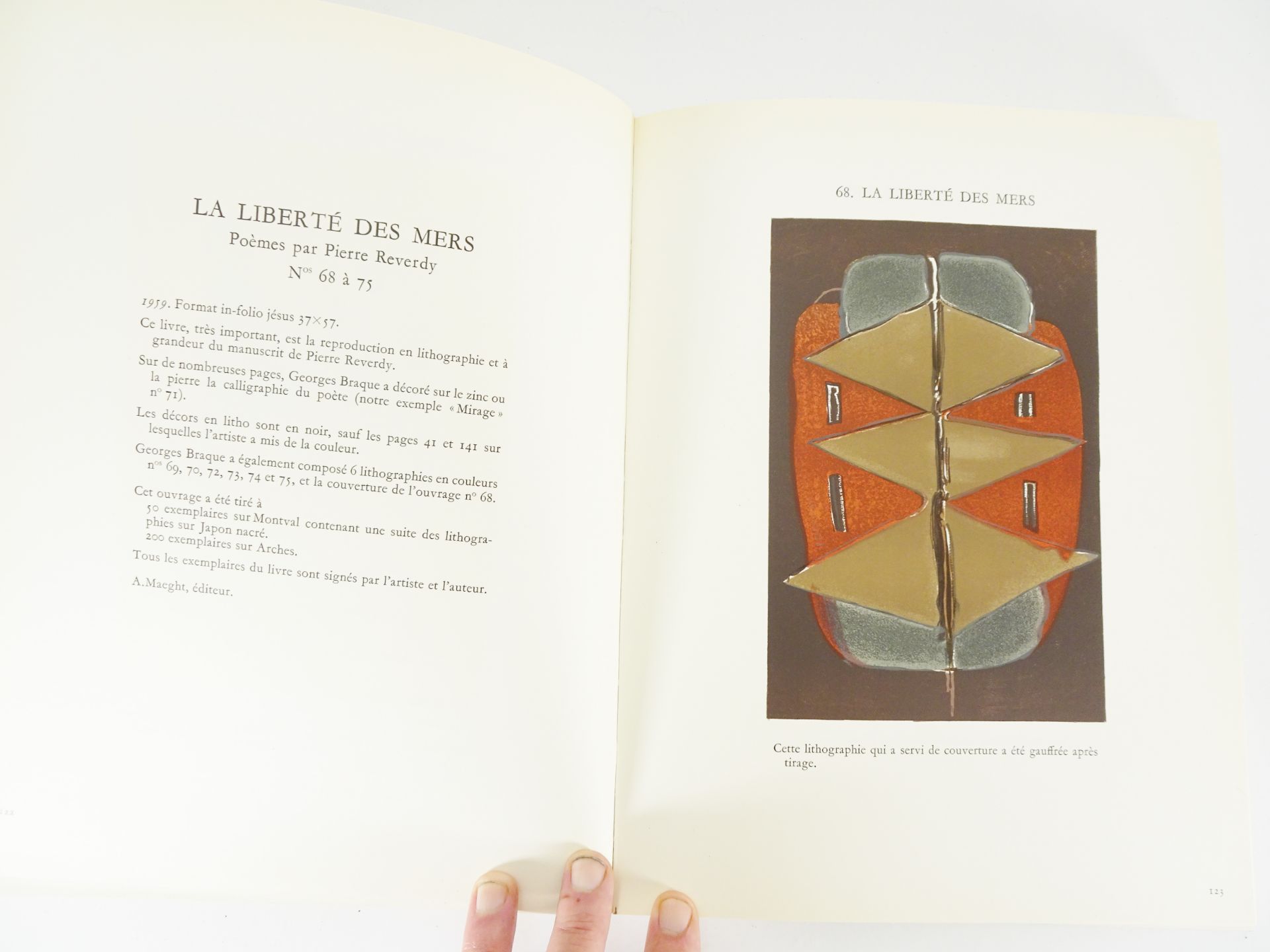 |Art| Braque George, "Braque lithographe" - édition limitée, 1963 - Bild 6 aus 12