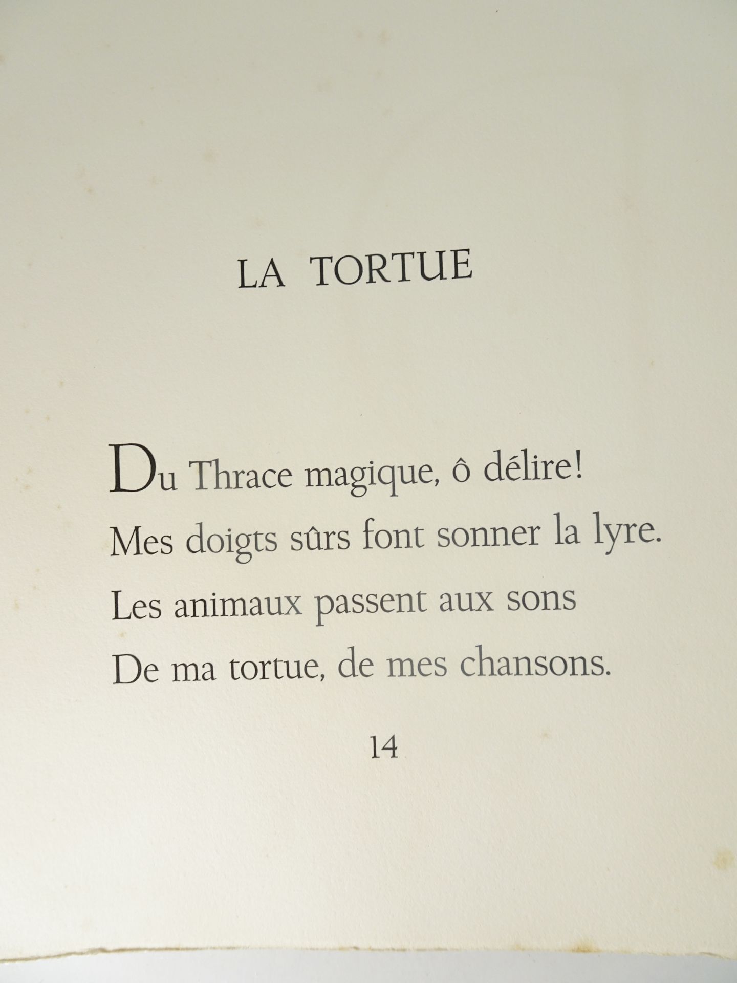 |Illustré| Apollinaire Guillaume, "Le Bestiaire ou Cortège d'Orphée", 1962 - Image 3 of 9