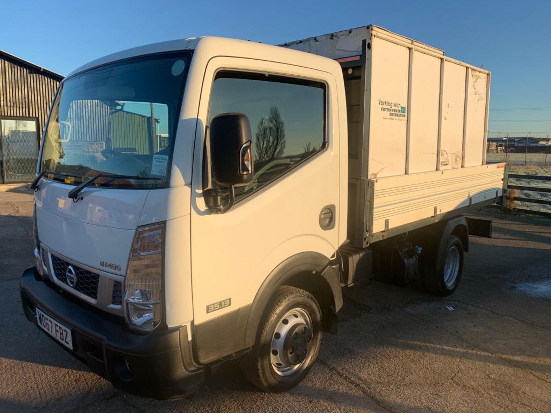 Nissan NT400 Cabstar SWB Diesel 35.13 dCi Flatbed Tipper, Registration WD67 FBZ, First Registered - Image 2 of 16